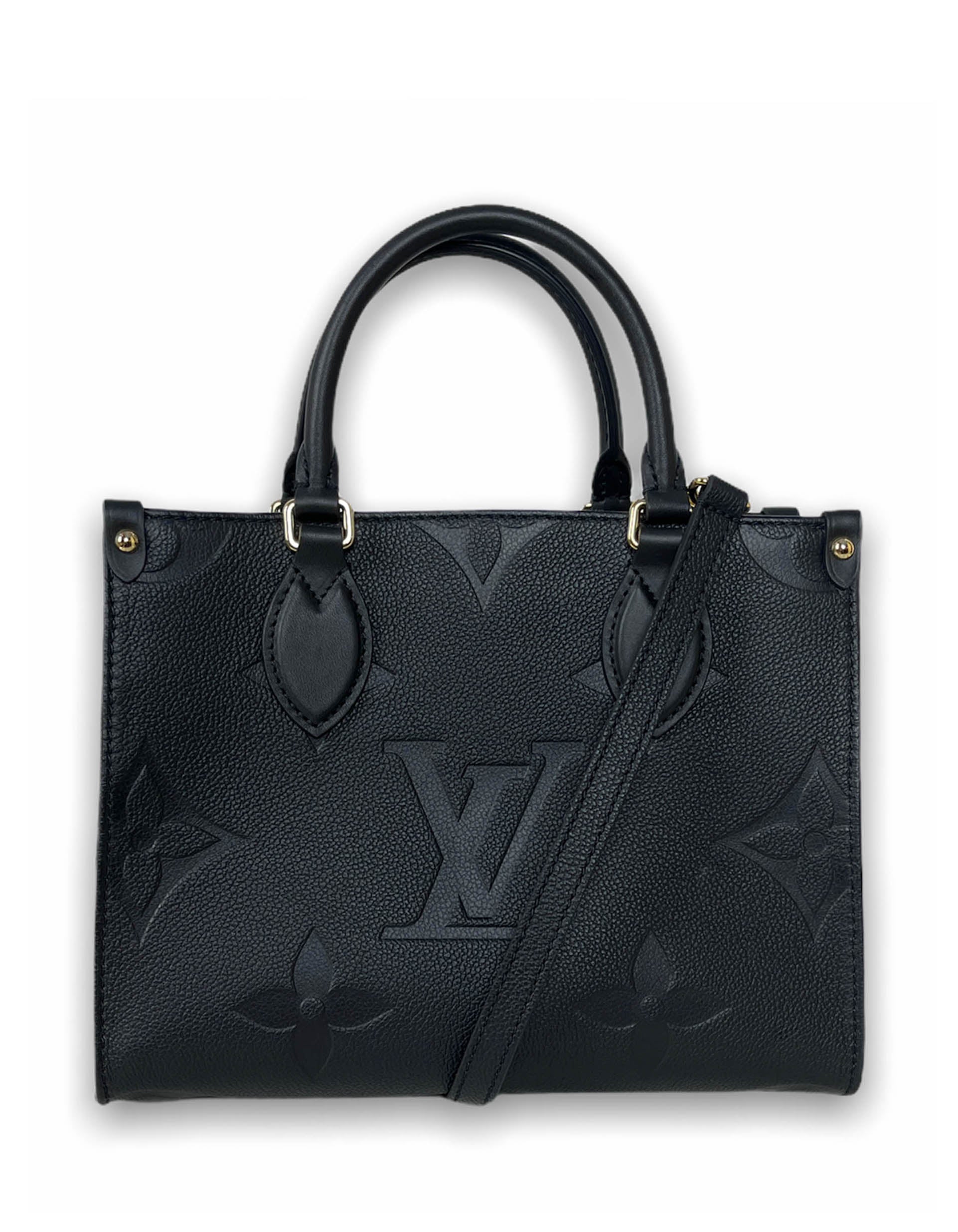 Louis Vuitton Black Monogram Giant Onthego PM Crossbody Bag