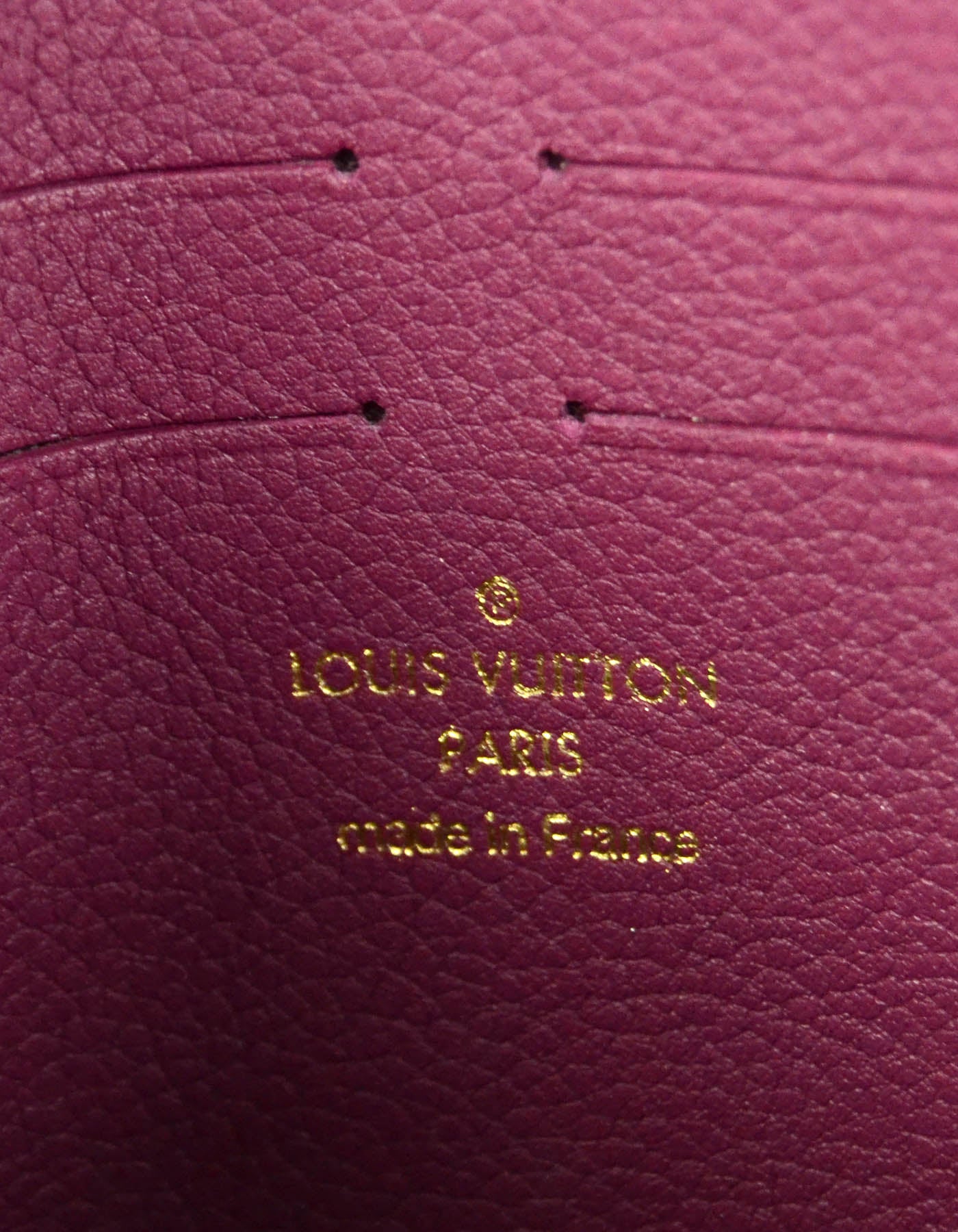 Louis Vuitton Monogram/ Grape Pochette Pallas Wristlet Bag