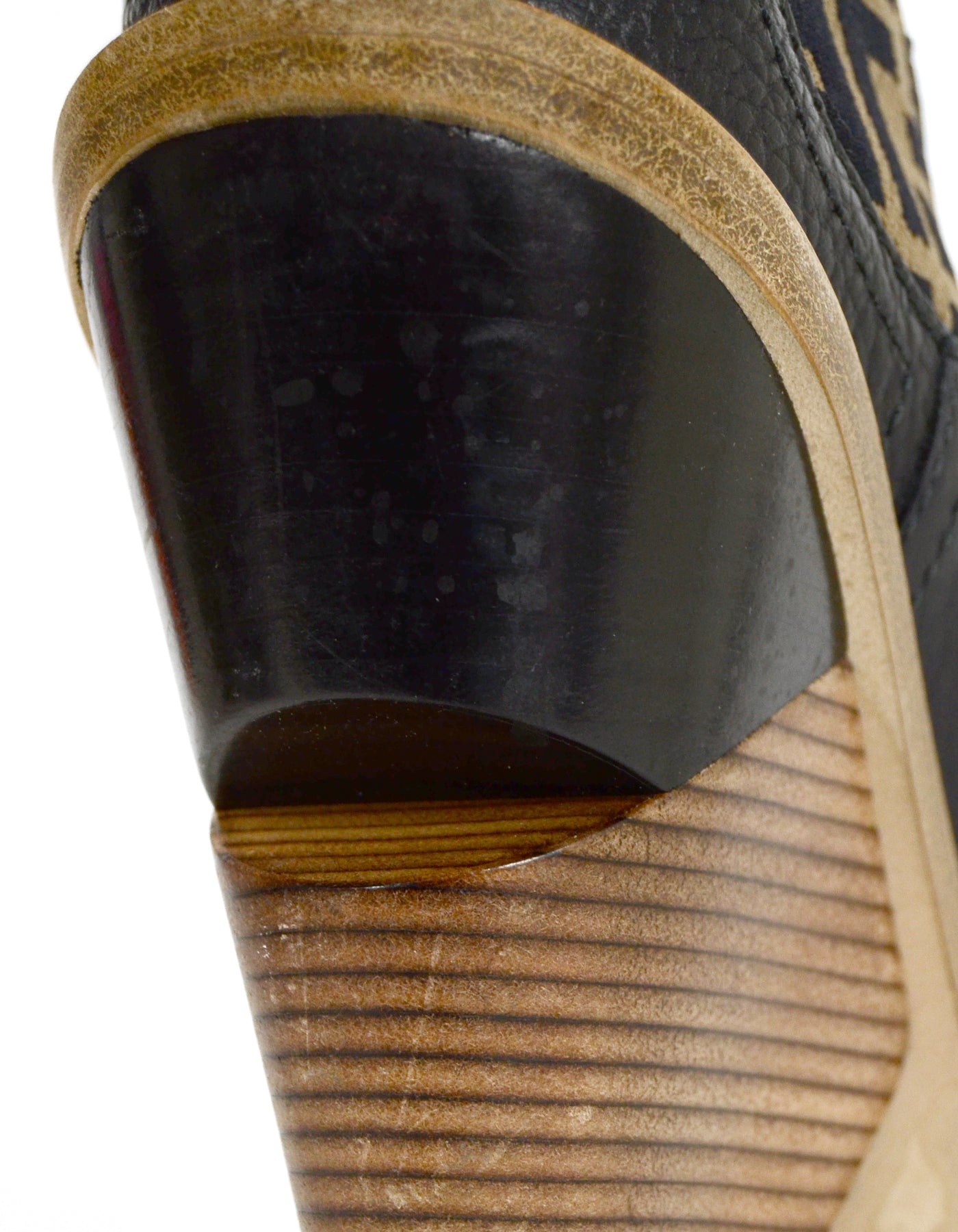 Fendi Brown Black Monogram Zucca Logo Print Sock Boots sz 37.5
