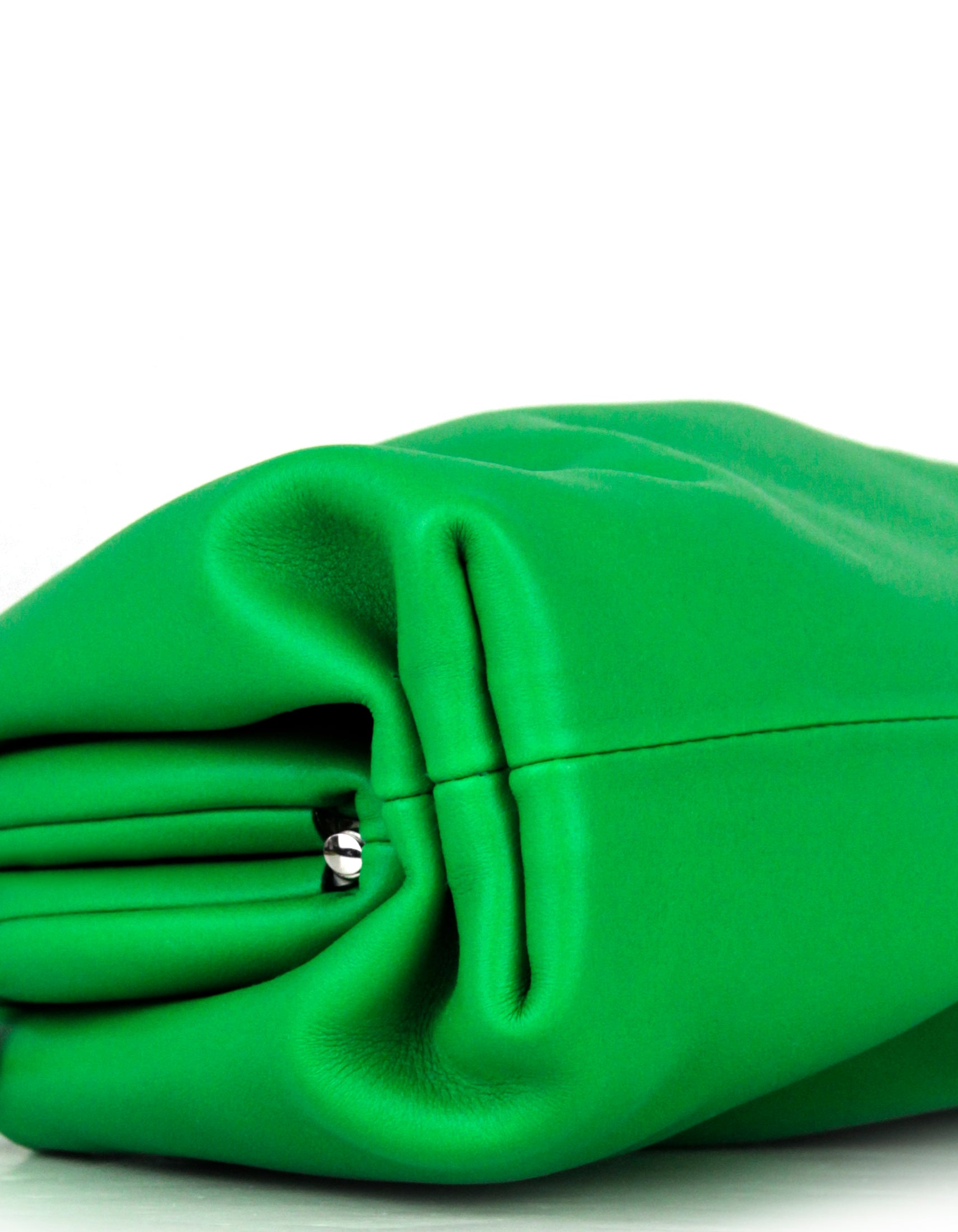 Bottega Veneta Parakeet Green Butter Leather The Mini Pouch Crossbody Bag