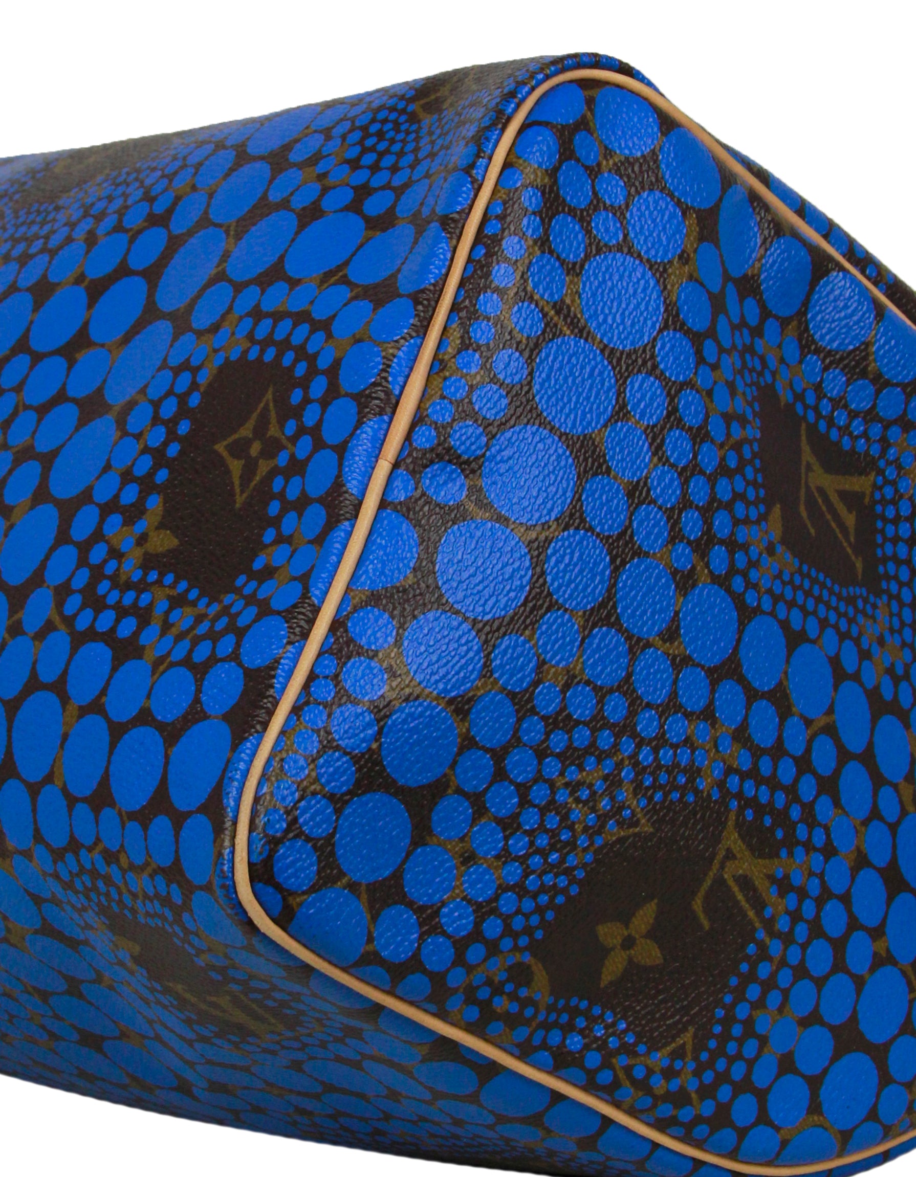 Louis Vuitton Blue Monogram Dots Yayoi Kusama Town Speedy 30