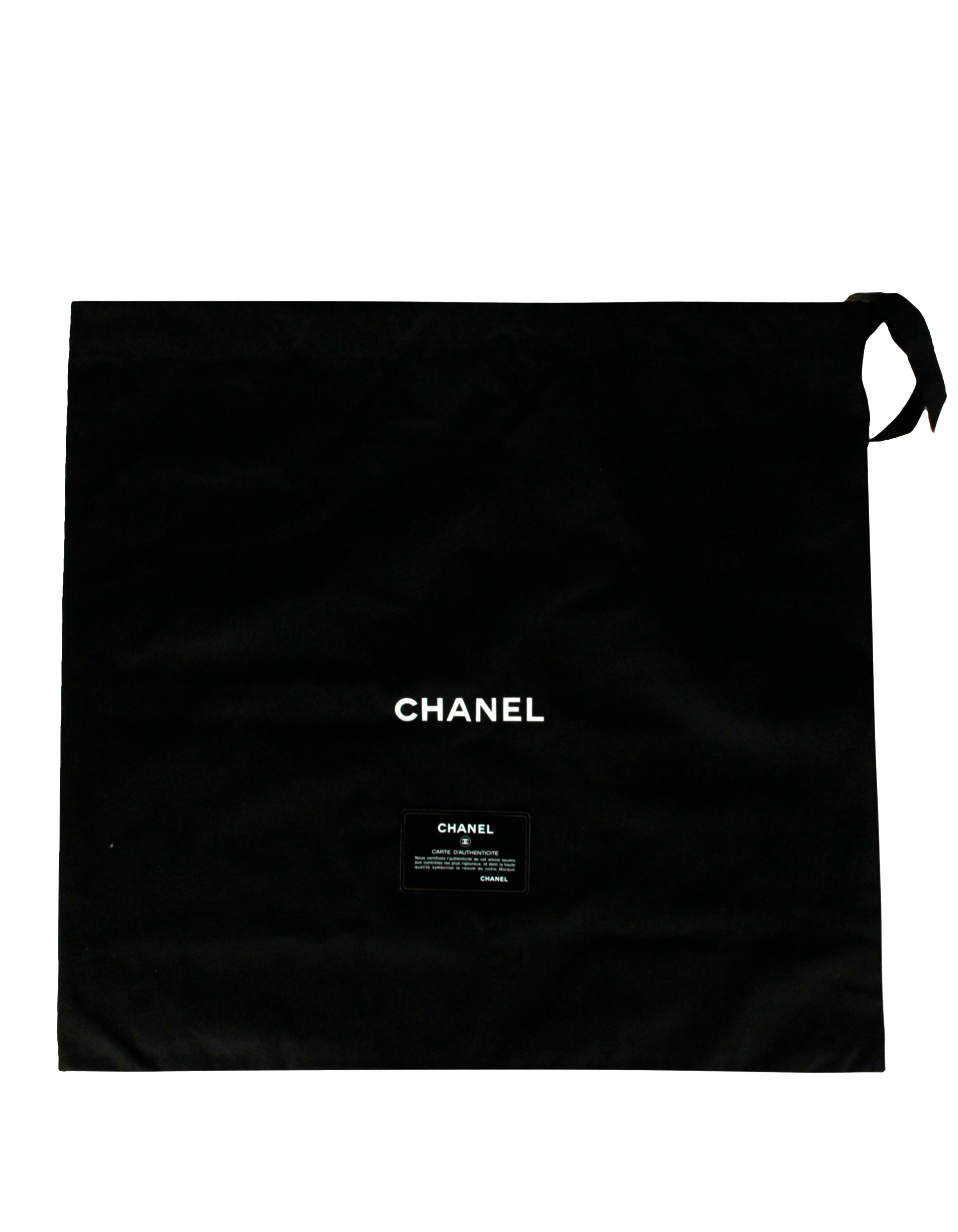Chanel Dark Blue Denim Medium Deauville Tote Bag