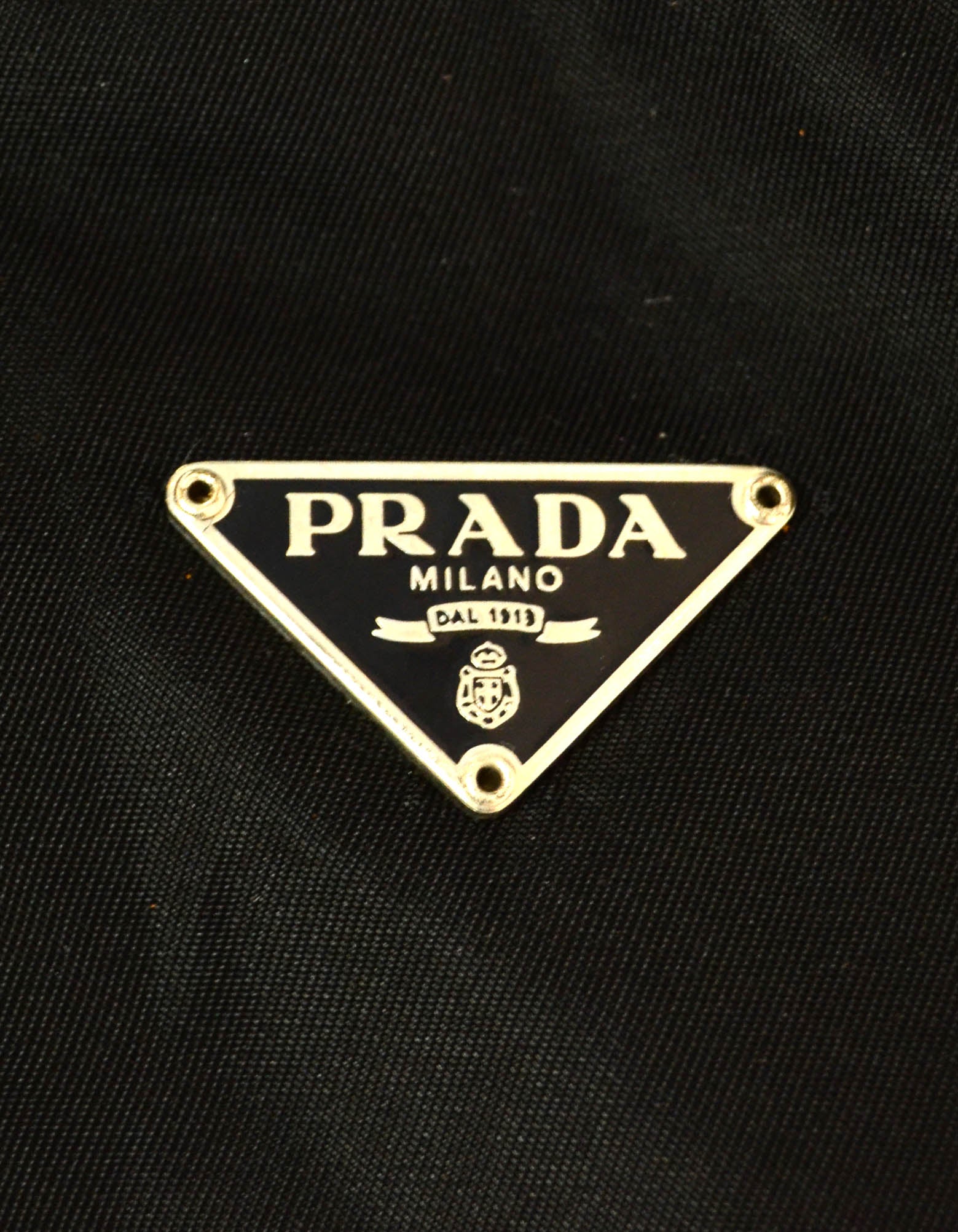 Prada Vintage Black Nylon Mini Handbag