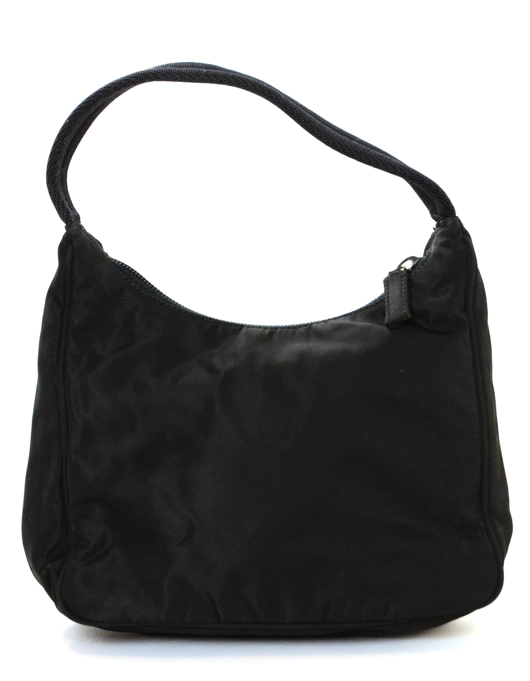 Prada Vintage Black Nylon Mini Handbag