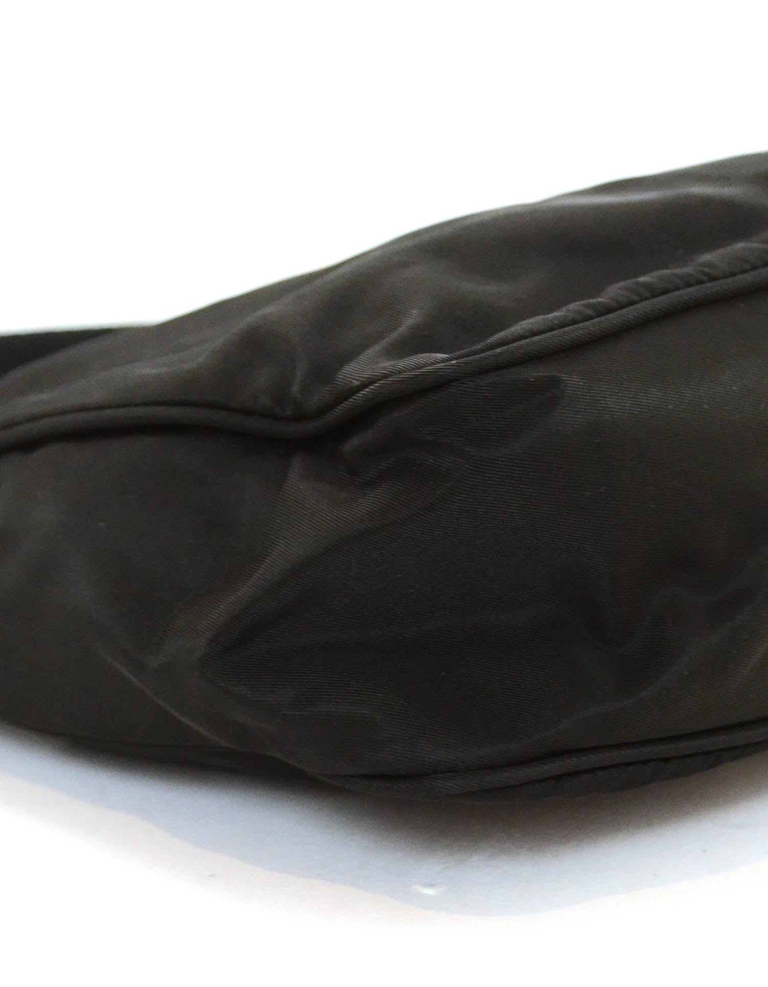Prada Vintage Black Nylon Mini Handbag