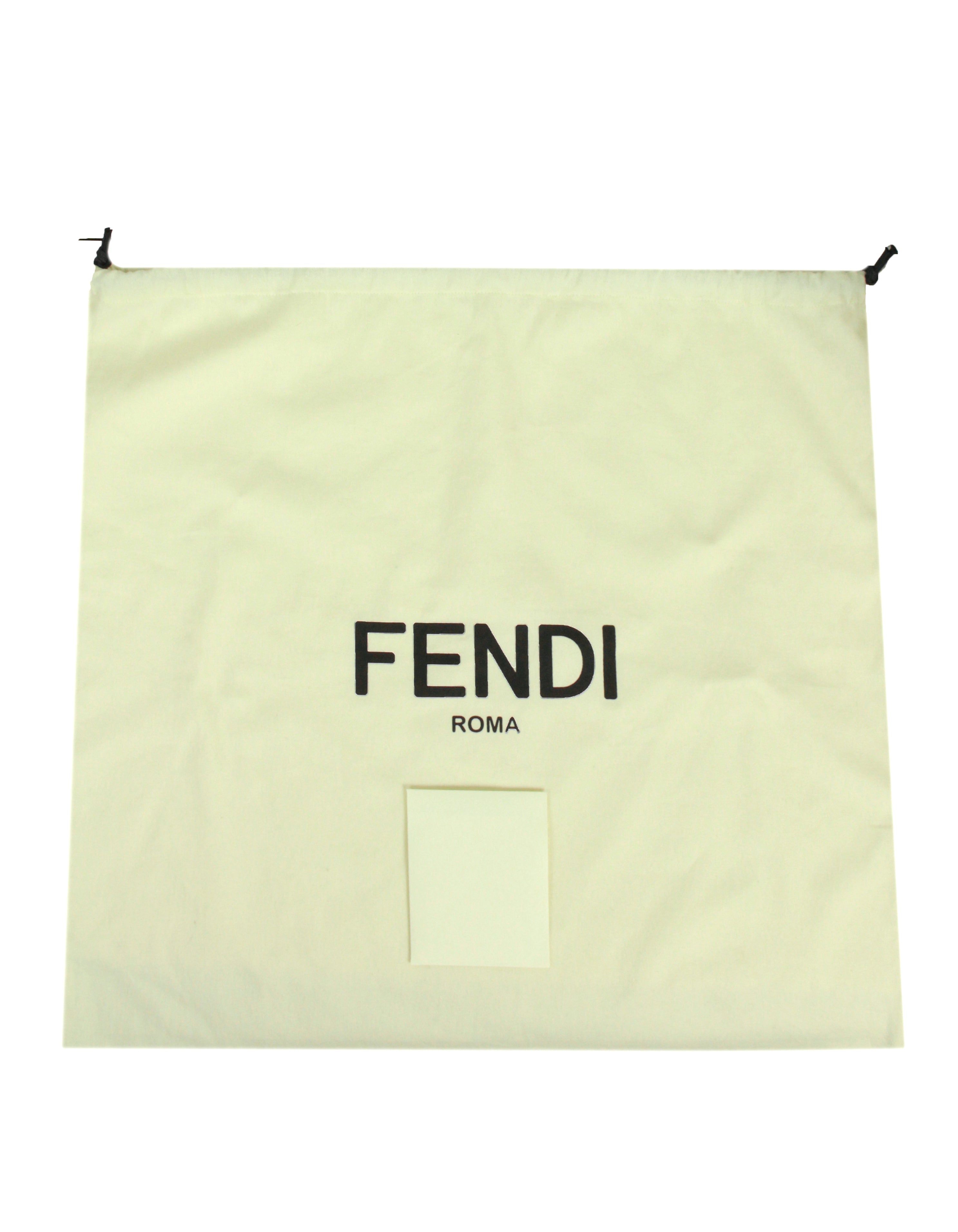 Fendi NEW Grey Canvas Monogram Peekaboo X-Tote Bag