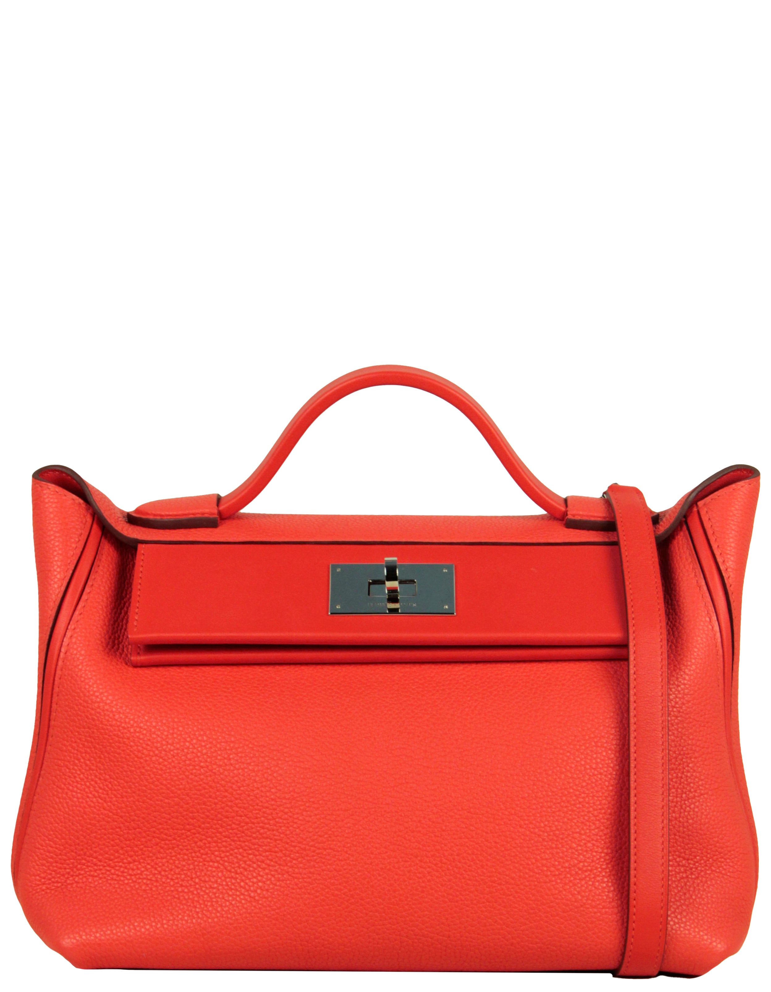 Hermes Togo/Swift Leather Capucine 29cm 24/24 Bag