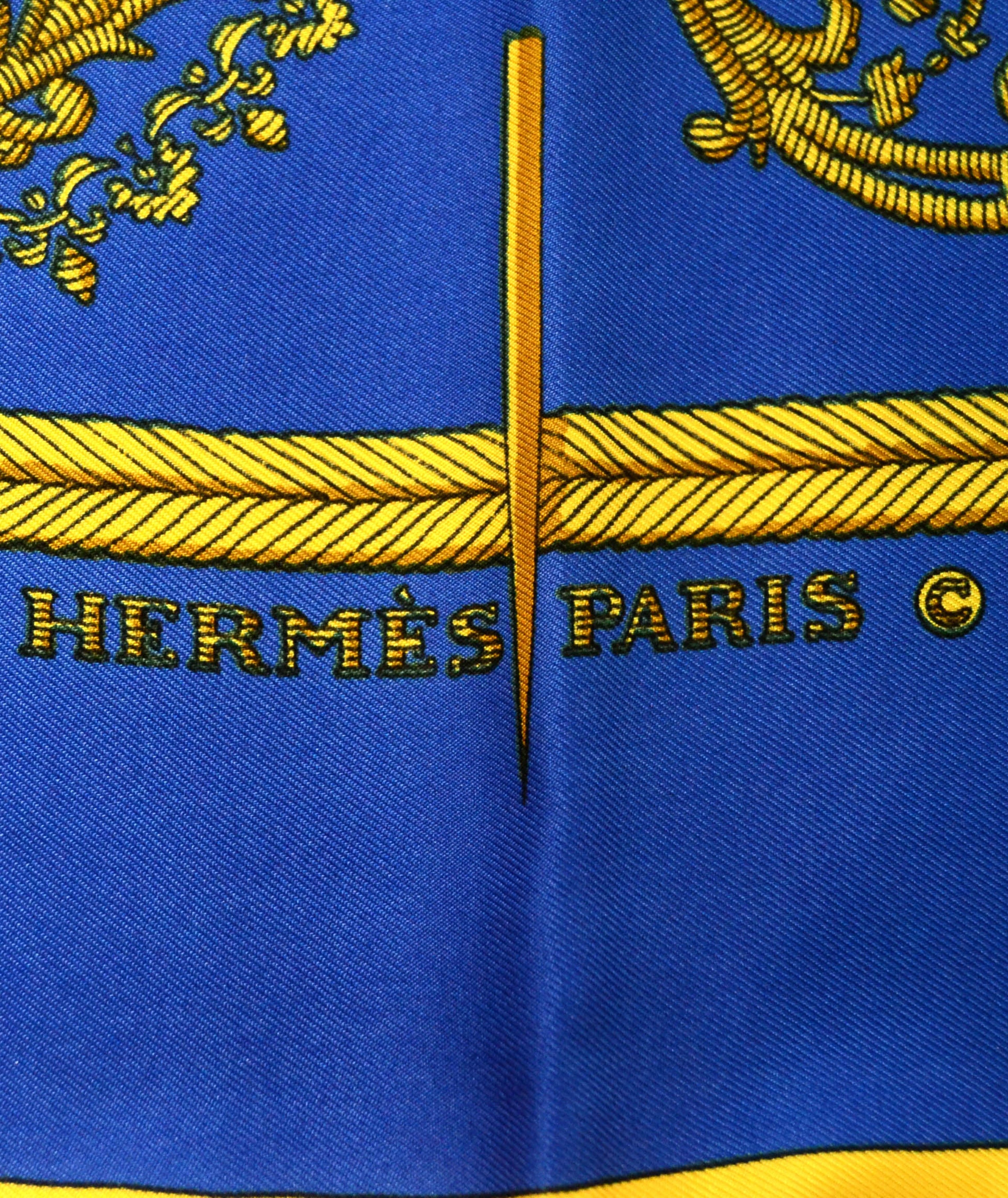 Hermes Blue/Gold 