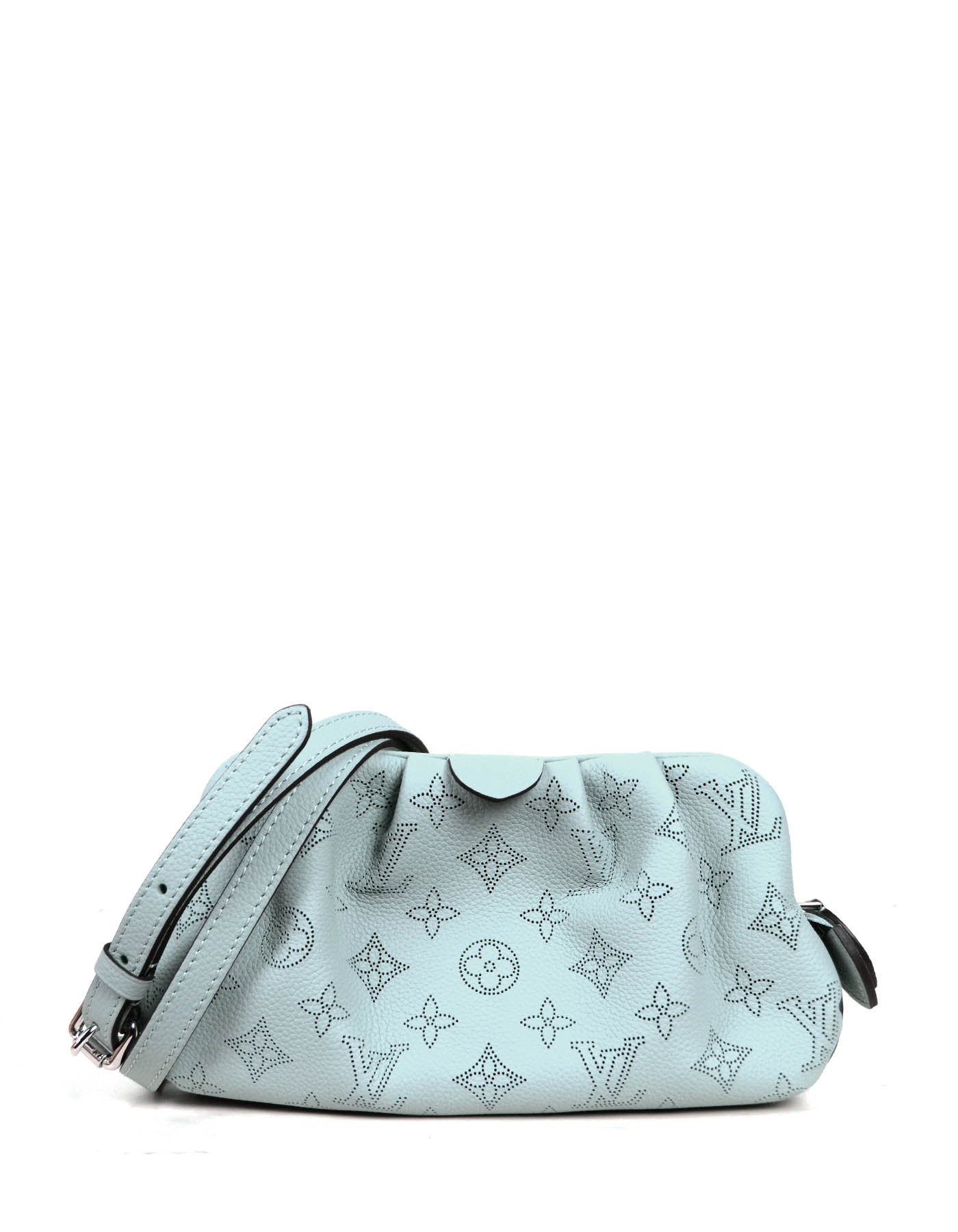 Louis Vuitton Vert Lagon Mahina Scala Mini Pouch Crossbody Bag
