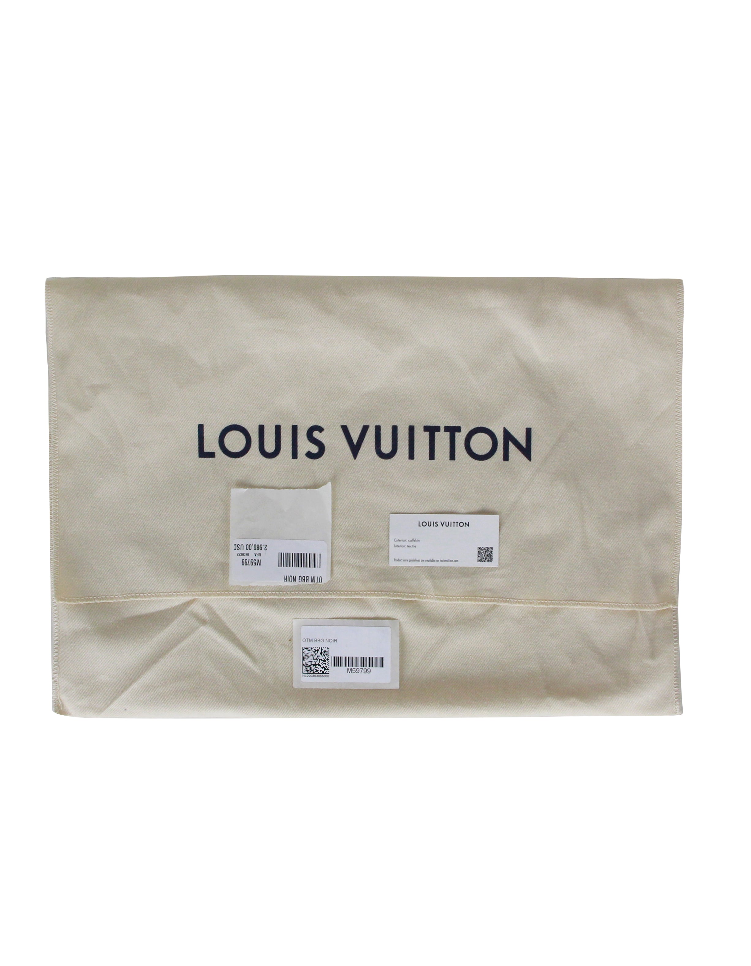 Louis Vuitton Black Leather Over The Moon Crossbody Bag