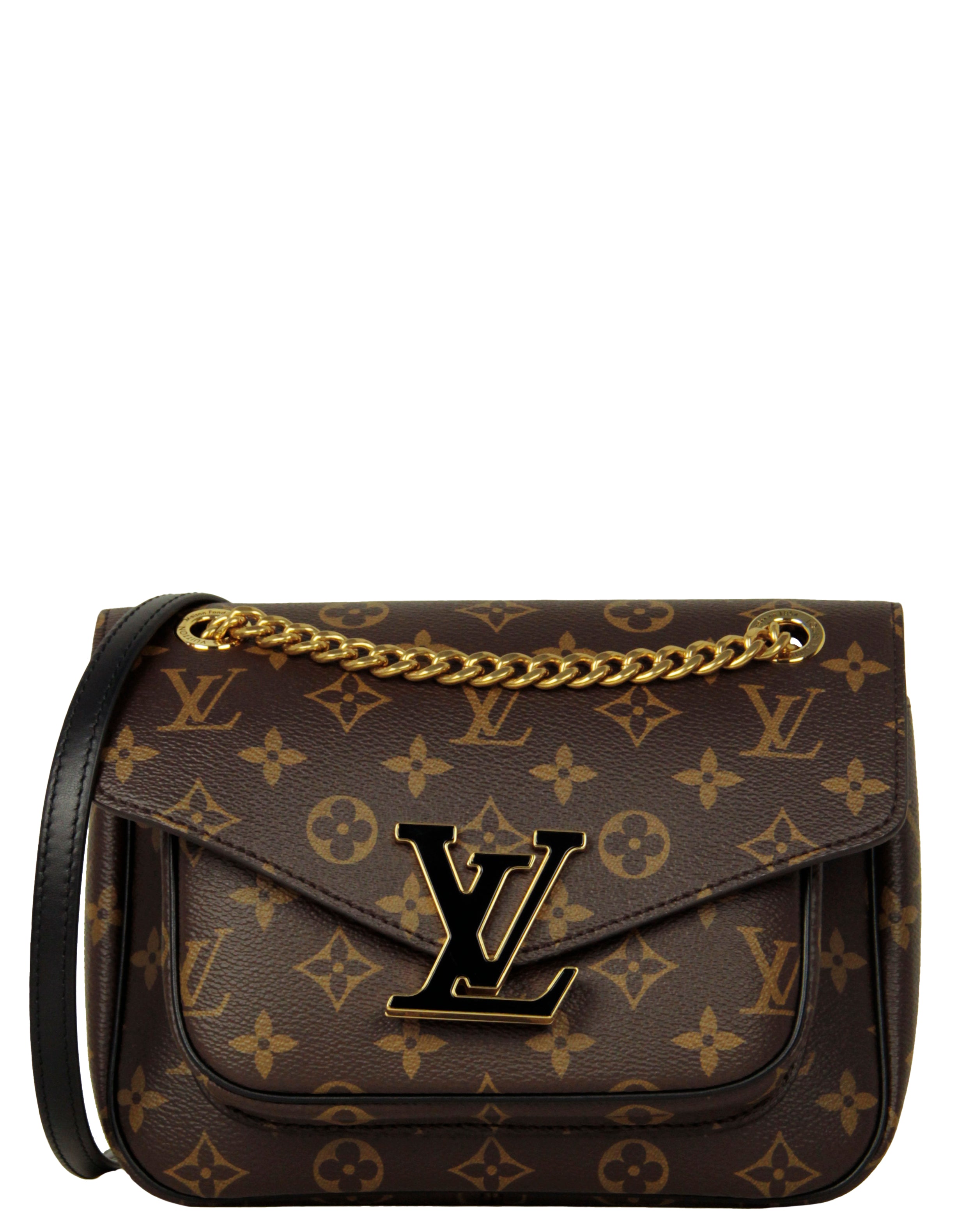 Louis Vuitton Monogram Logo Passy Flap Bag
