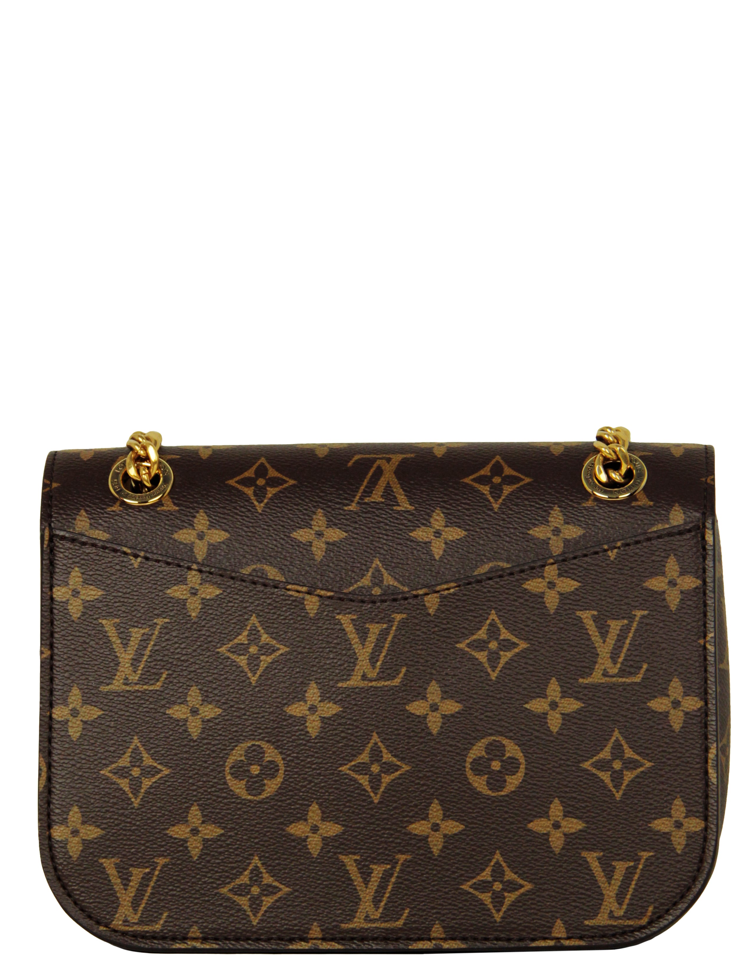 Louis Vuitton Monogram Logo Passy Flap Bag