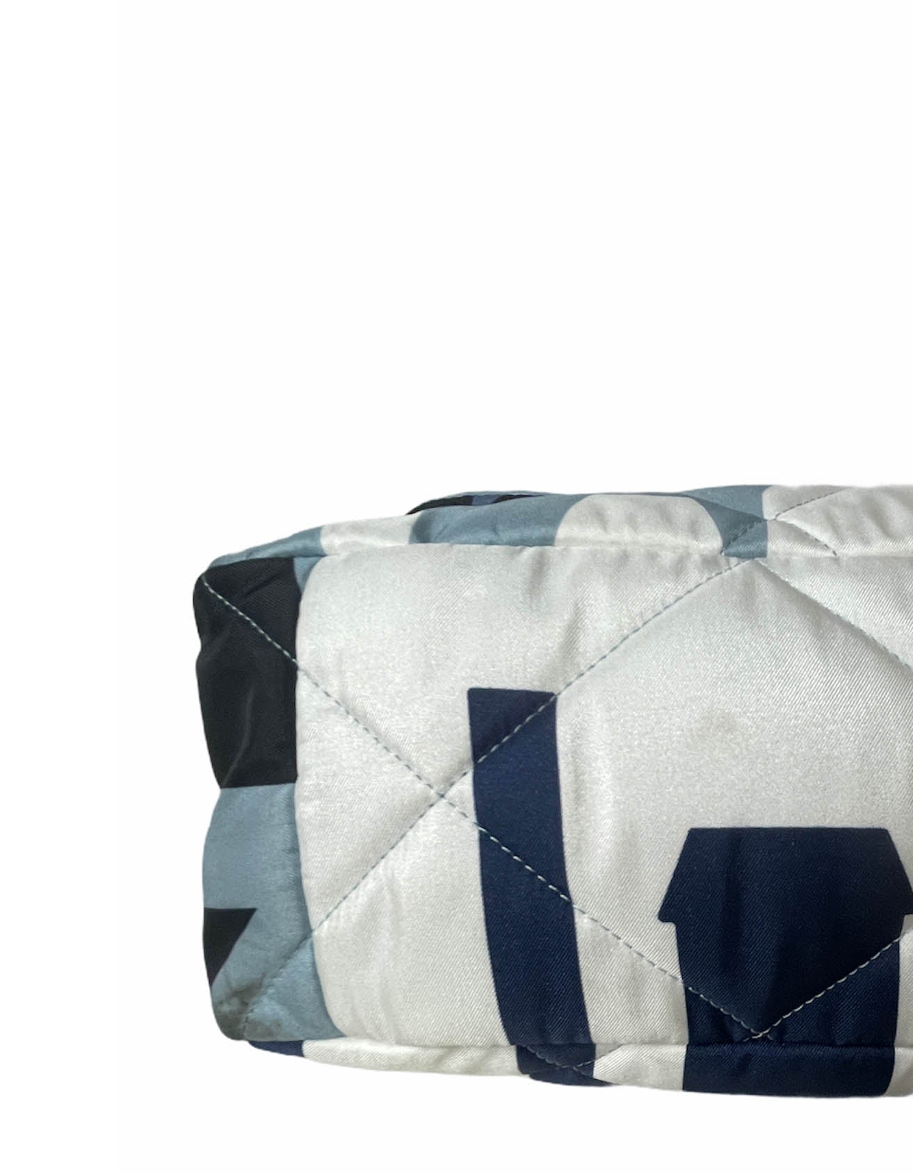 Chanel Blue/White/Black Maxi Scarf Chanel 19 Flap Bag