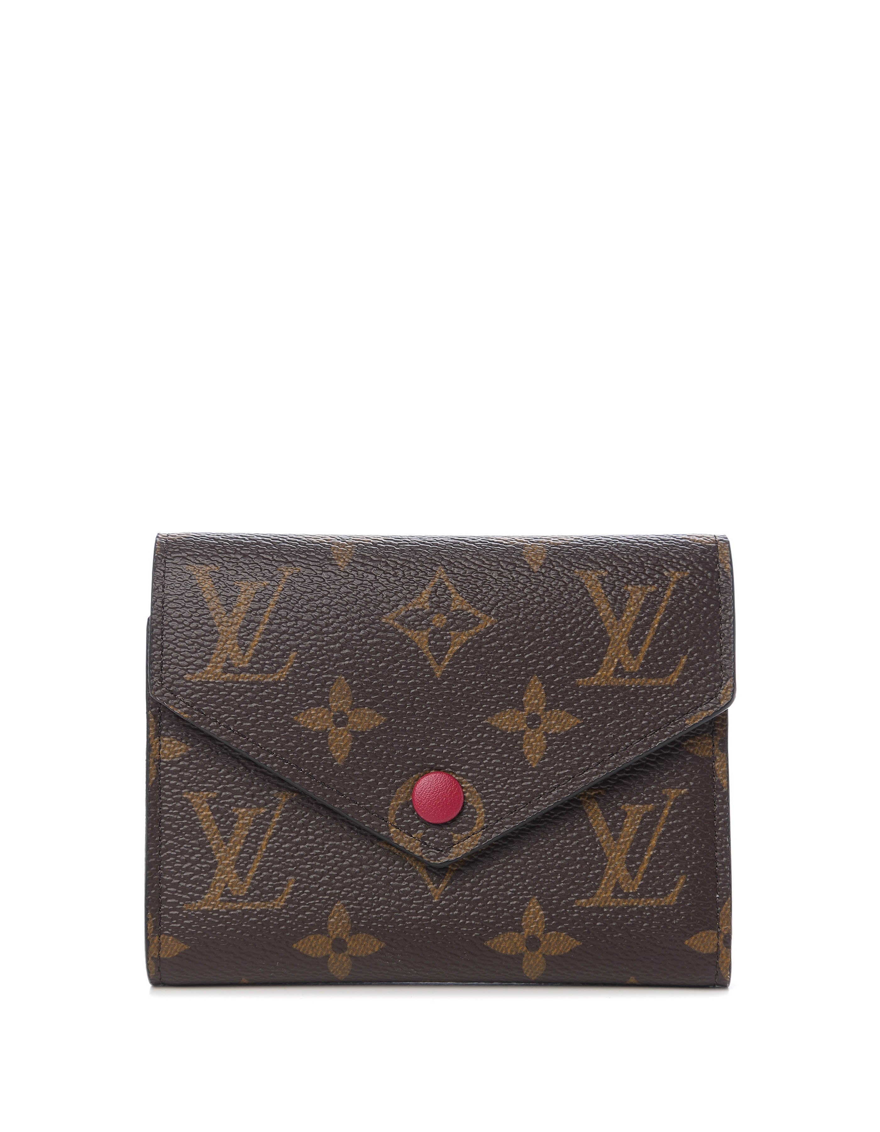 Louis Vuitton Monogram/ Fuchsia Victorine Wallet