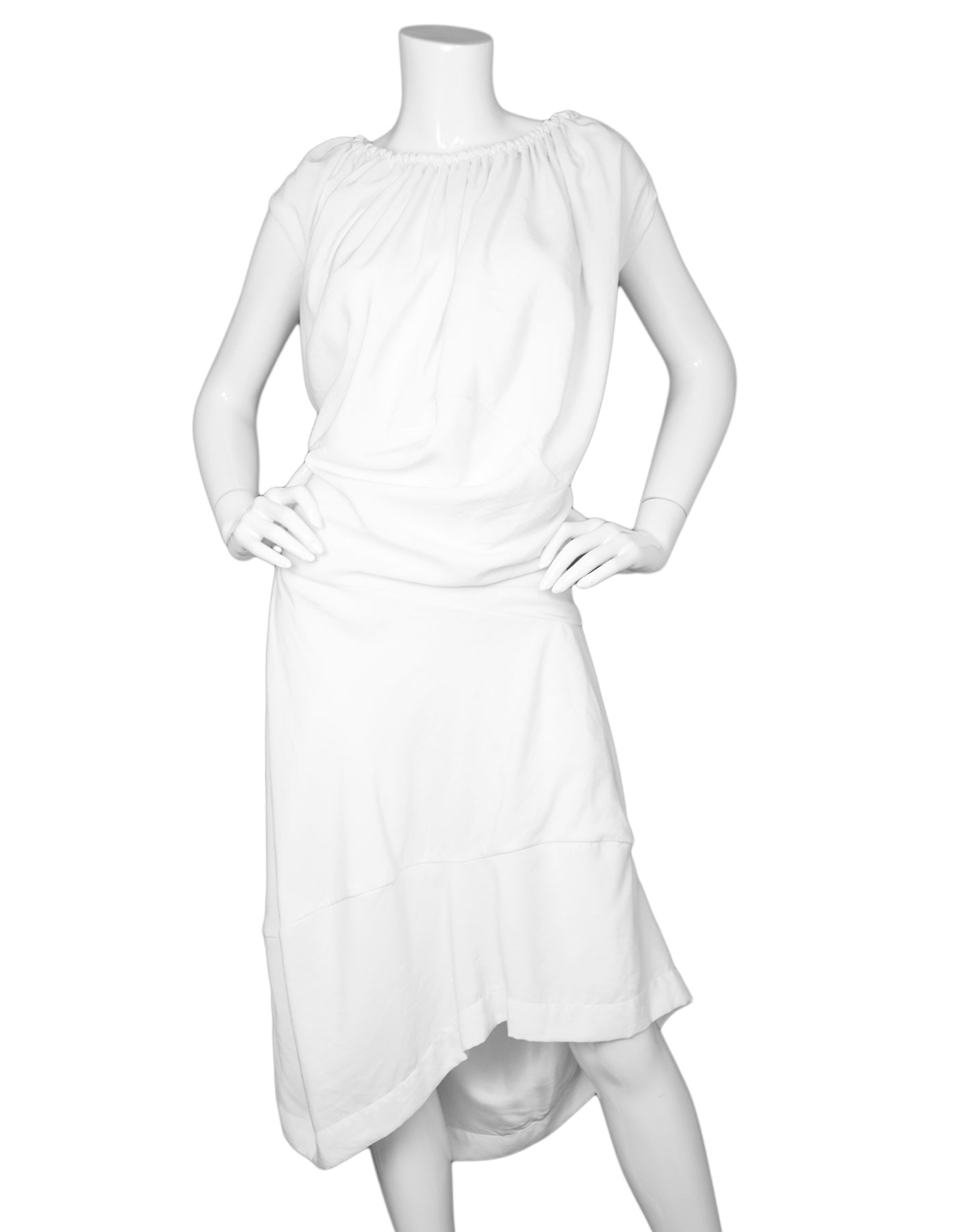 Vivienne Westwood Red Label White Asymmetrical Dress Sz IT40
