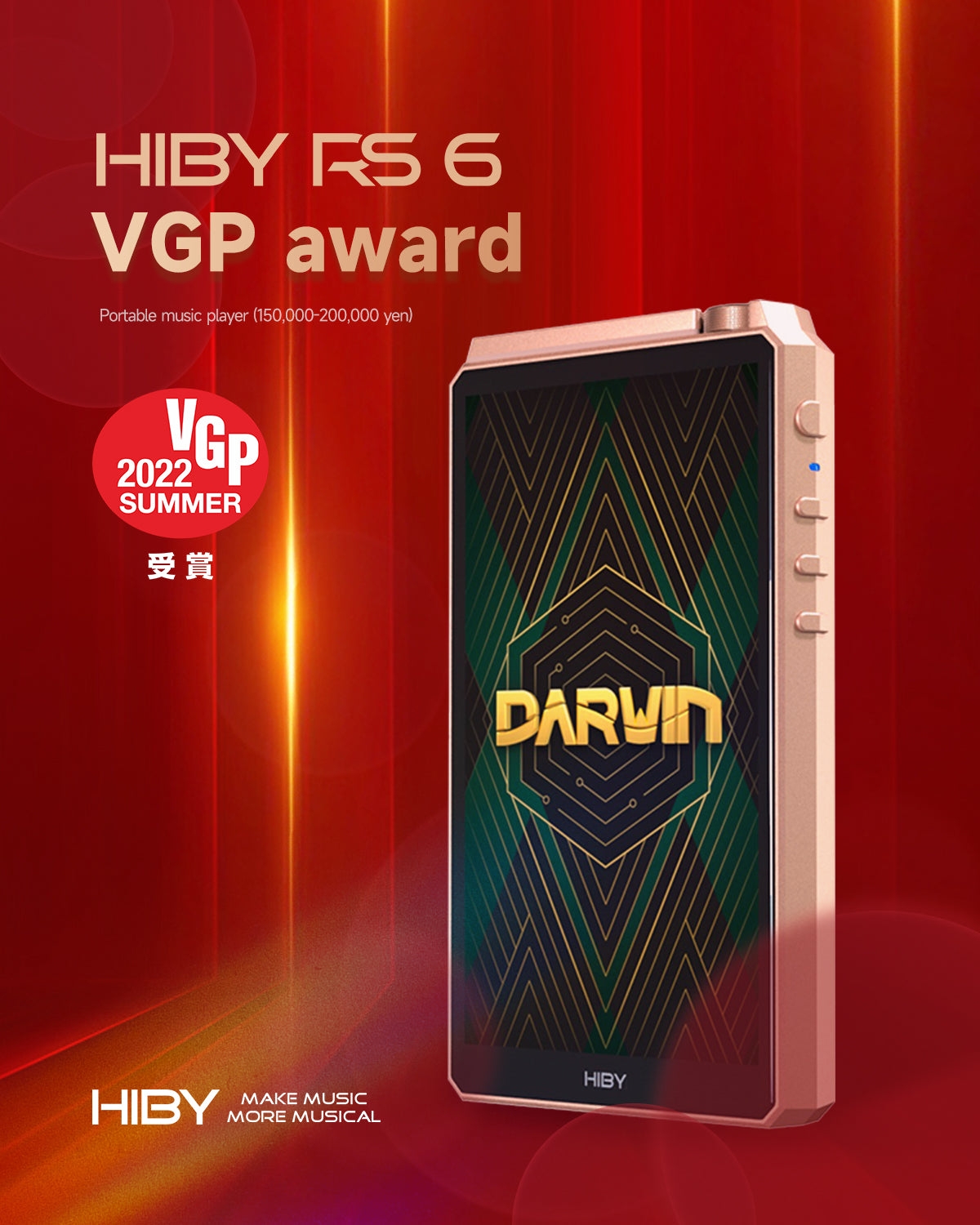 VGP Summer 2022 Awards: HiBy Got Gold Award and Special Prize!