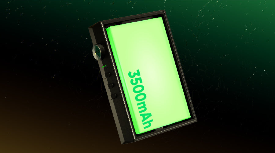 Up to 10 hours continuous playtime and 40 days extended standby