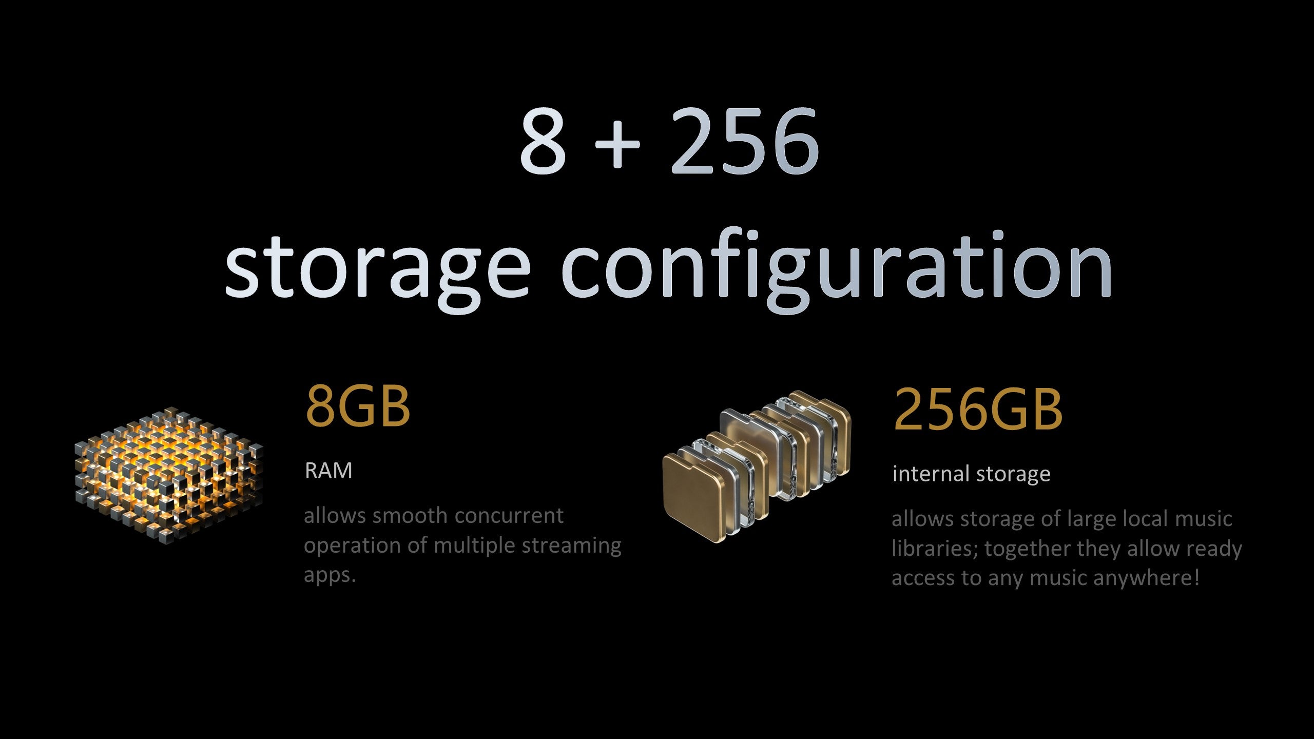 8+256 storage configuration