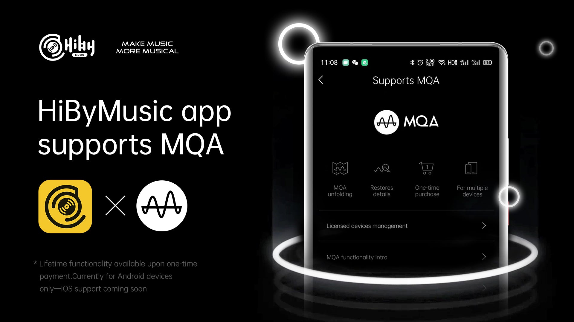 HiBy Music Partners With MQA to Offer High Fidelity 1