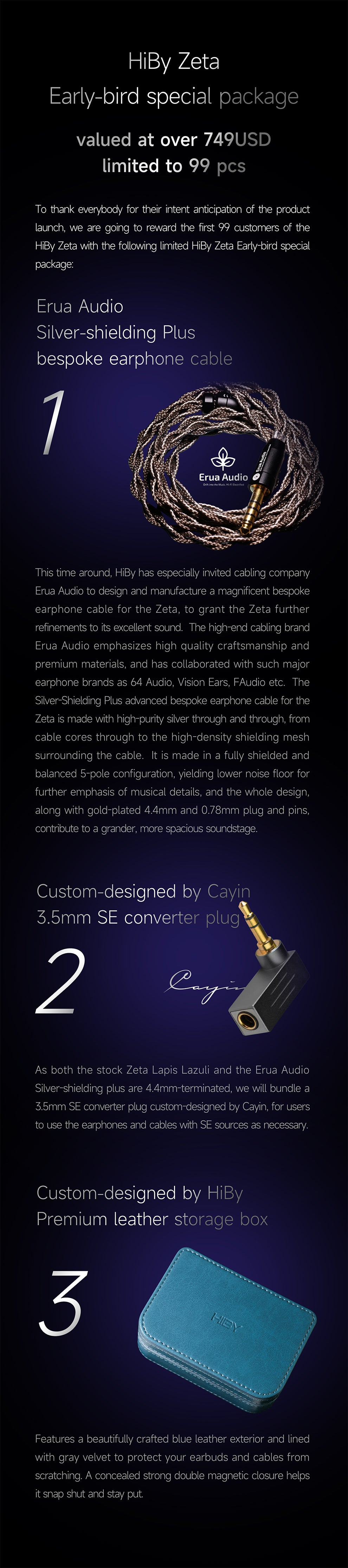 HiBy Zeta Early-bird special package
