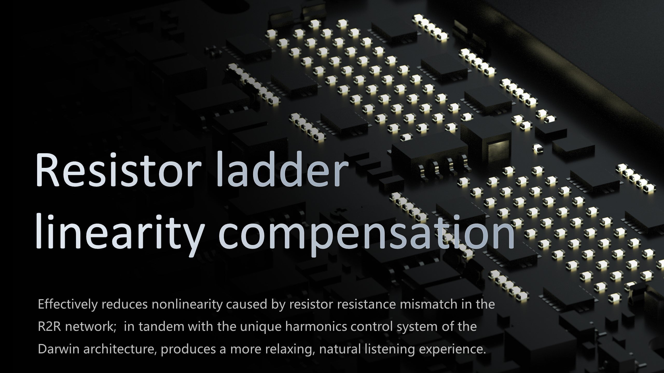 Resistor ladder inearity compensation