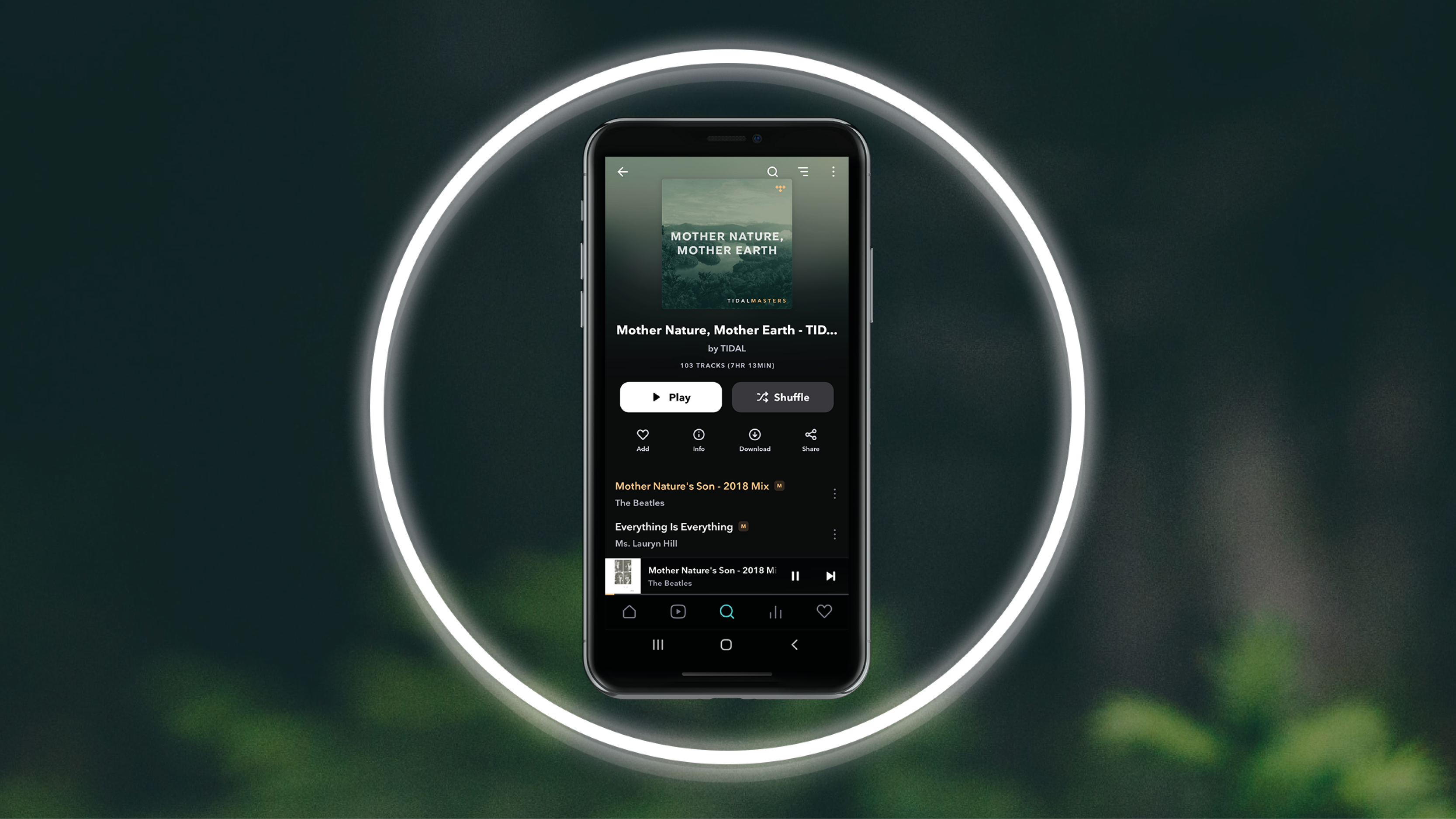 Raising awareness about the environmental impact of music streaming