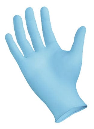 SemperForce Blue Powder Free 4 Mil Nitrile Gloves (100 Per Box)