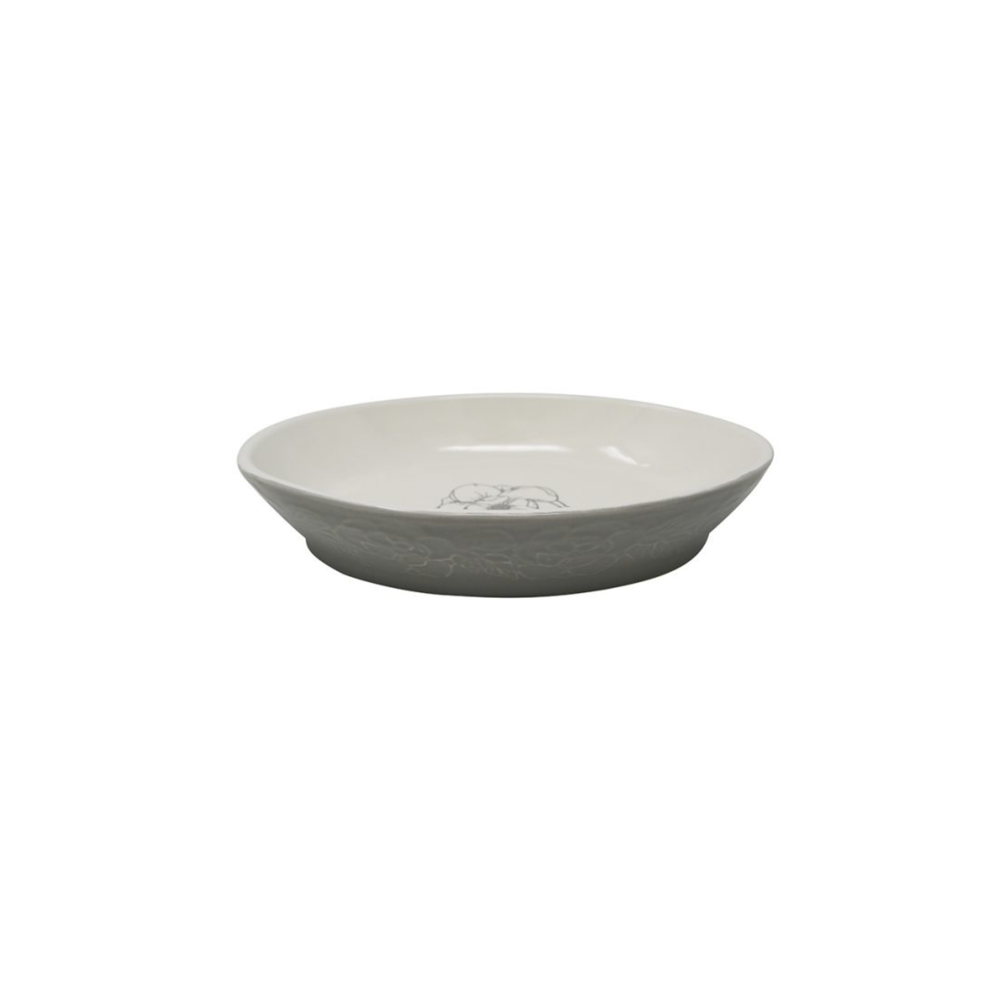 Pioneer Pet Ceramic Bowl Magnolia Oval 8.2