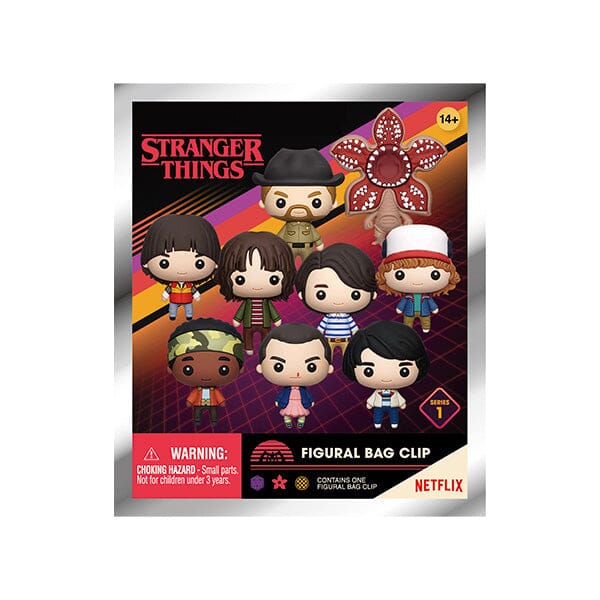 3D Stranger Things S1 Character Clip Hanger Blind Bag (1pc)