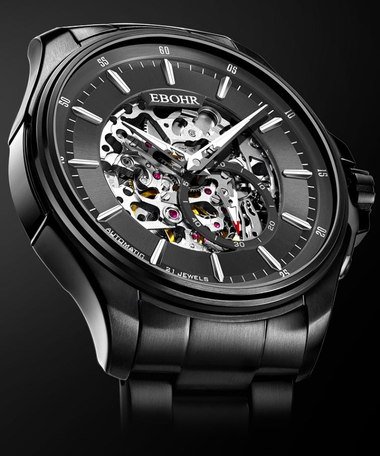 automatic skeleton watch