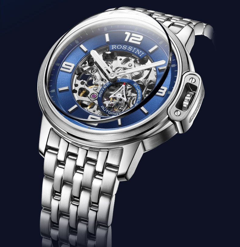 mens skeleton watch