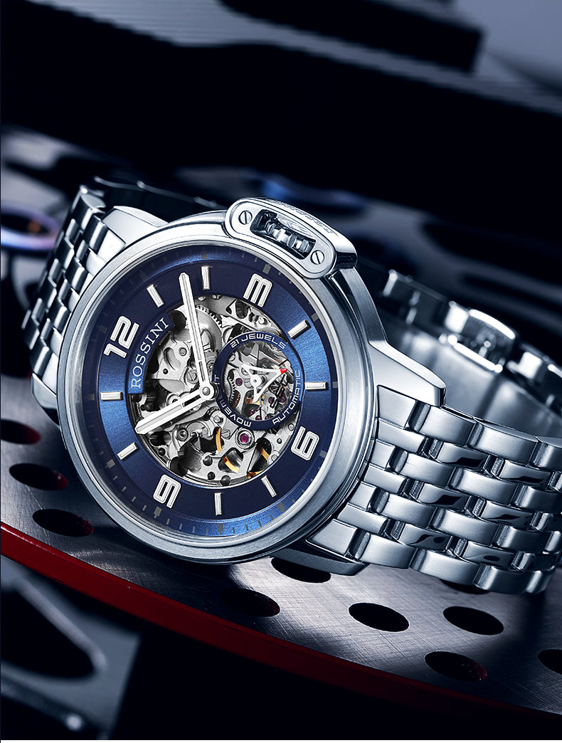 mechanical skeleton watch