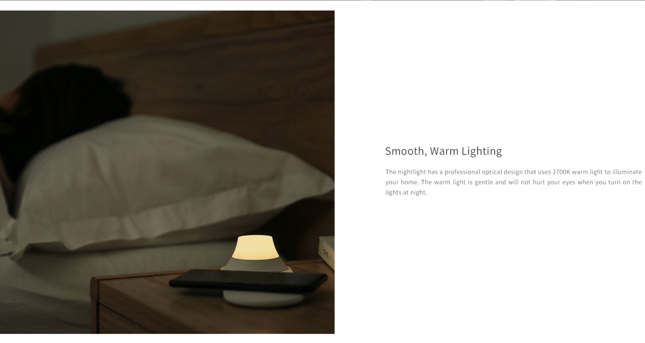 Yeelight XiaoMi 2 in 1 Wireless Fast Charging for mobile phone Detachable LED Nightlight