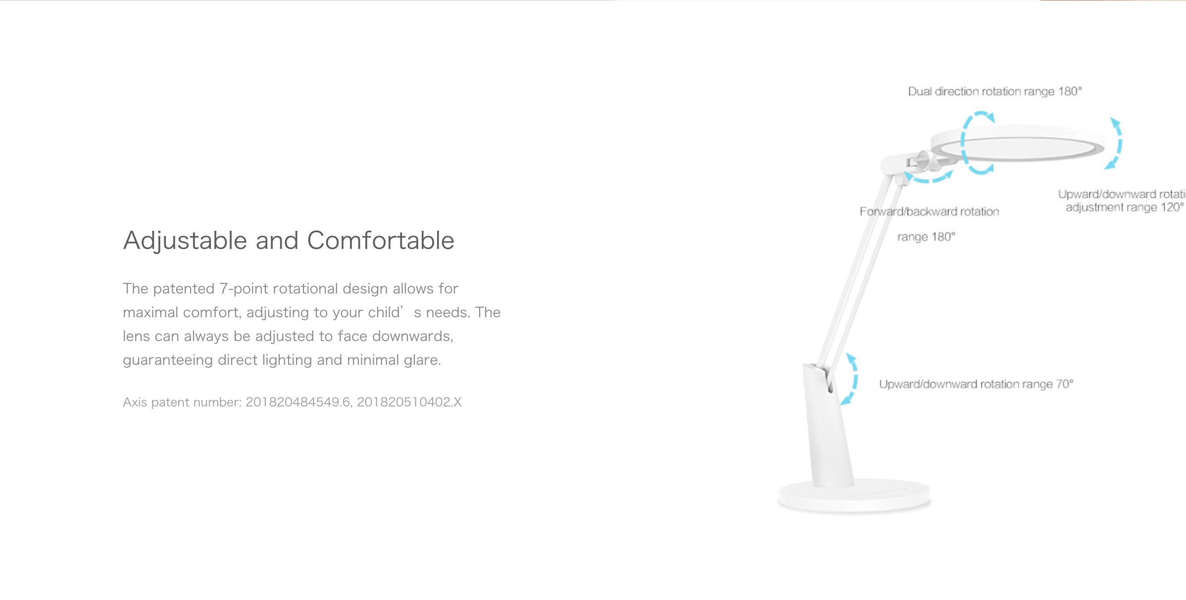 Yeelight Smart Eye Care Adjustable Desk Light Touch Control Table Lamp