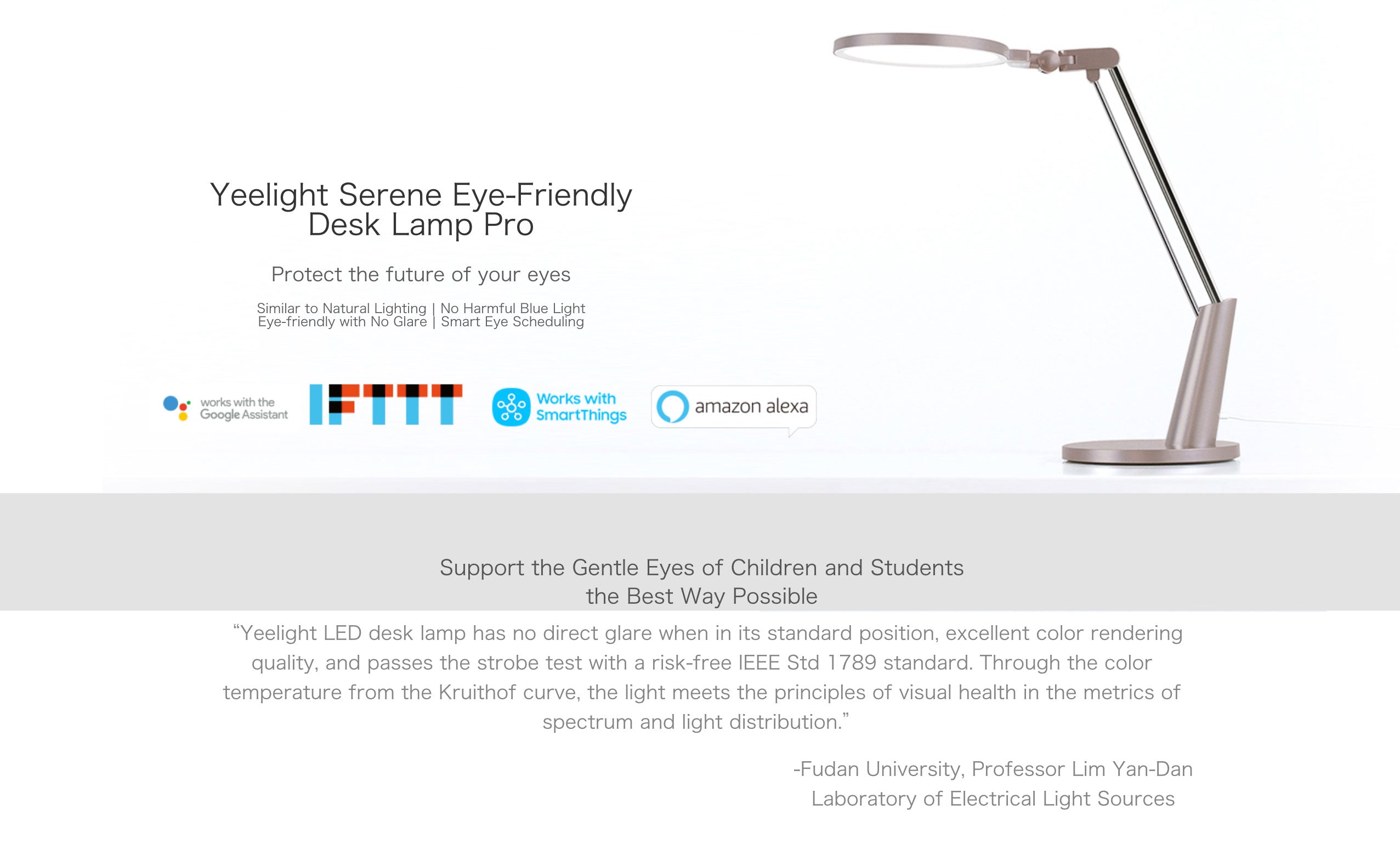 Yeelight Smart Eye Care Table Light Intelligent LED Smart Touch Control Lamp