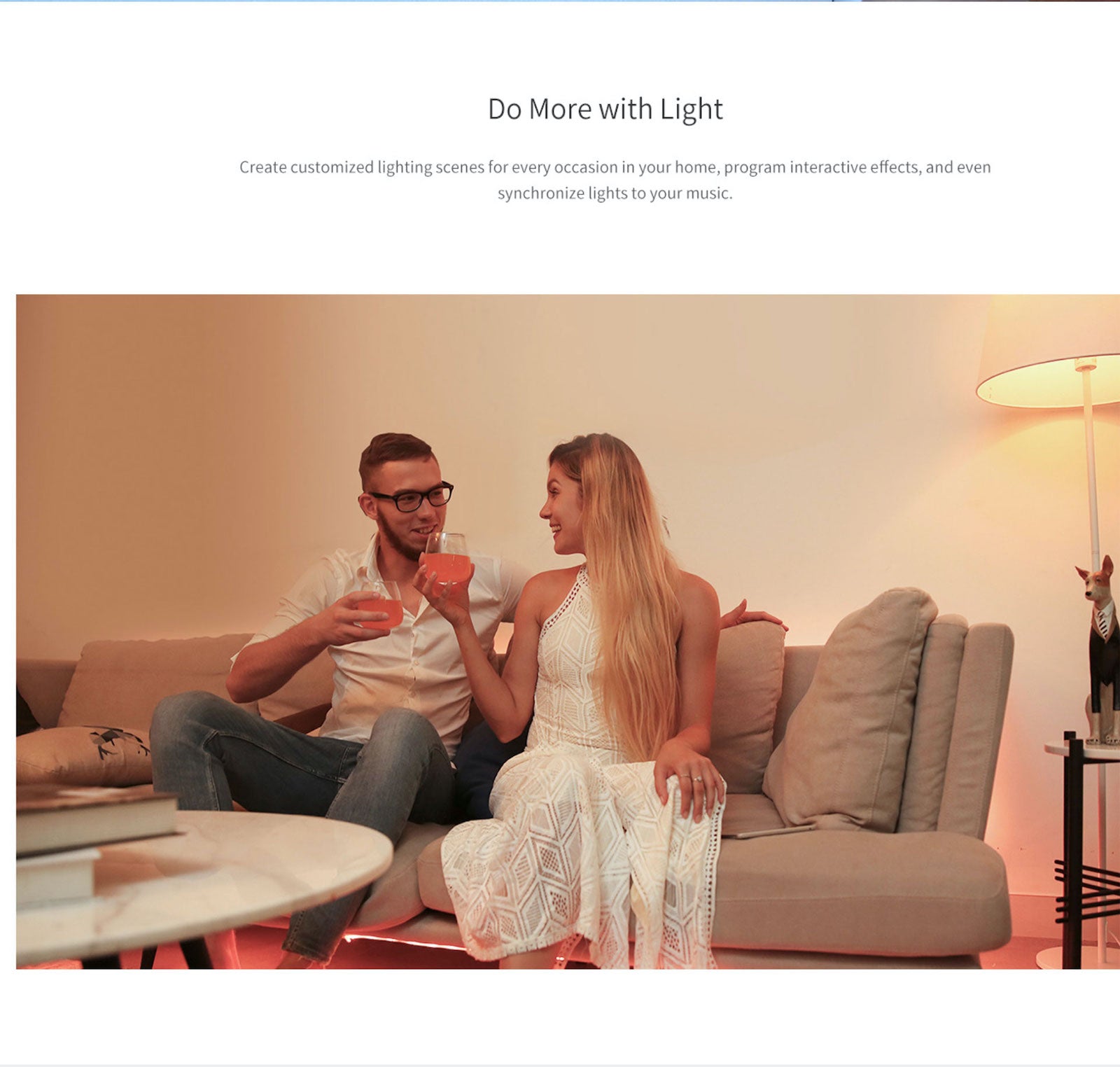 Yeelight Smart Remote Control Extendable Light Strip RGB Color Change Flexible Dimmable Bedroom Cabinet Tape Lightstrip Homekit Alexa Assistant