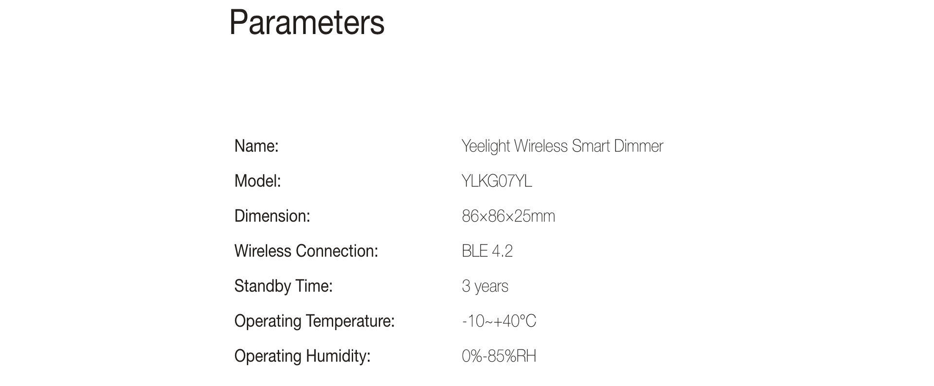 Yeelight Smart Wall Dimmer Switch For Yeelight Ceiling Light