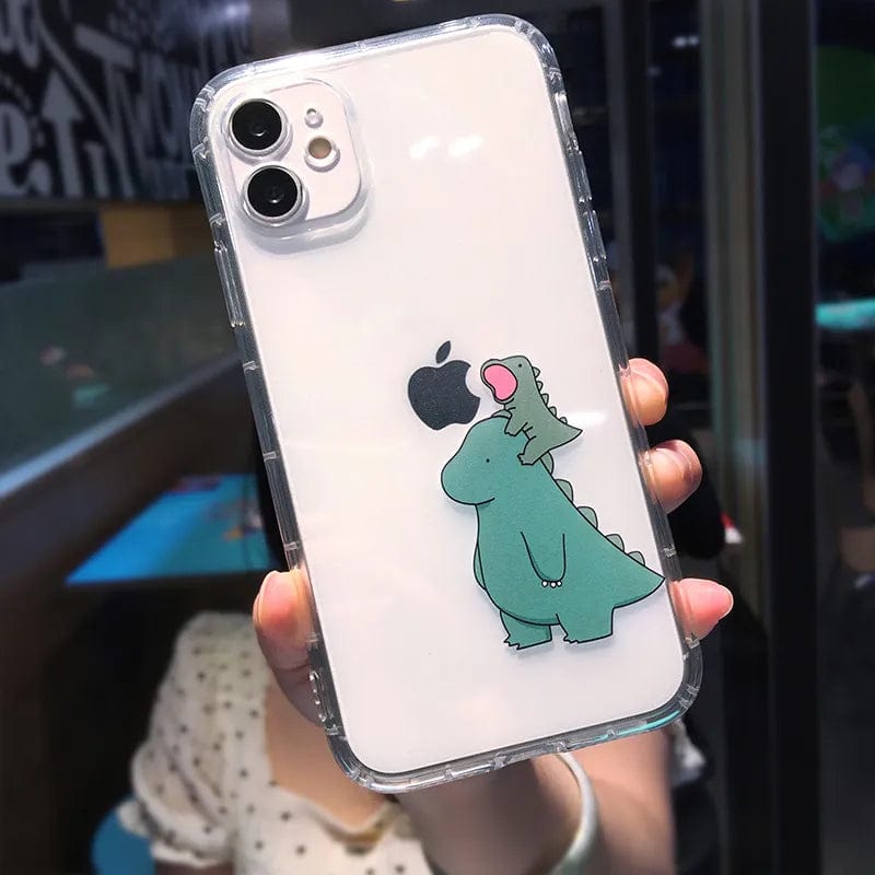 Cute Cartoon Dinosaur iPhone Case