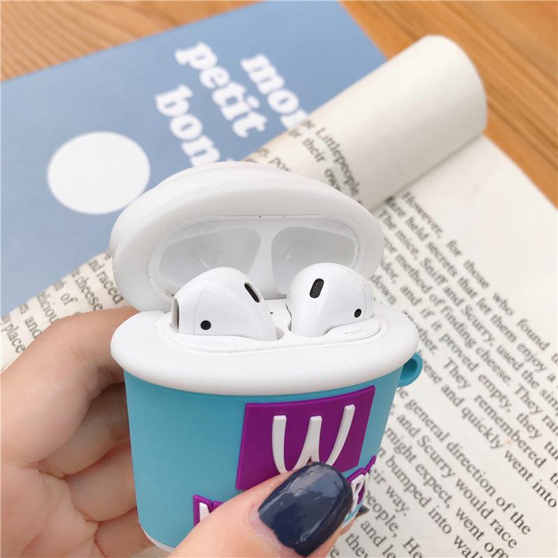 3D Cute Ice Cream Airpods Case