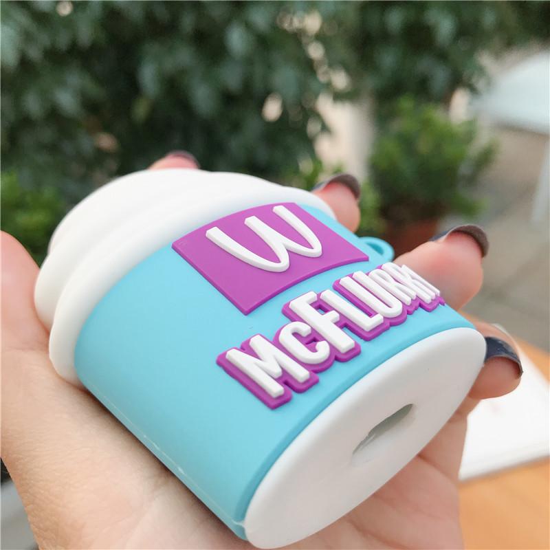 3D Cute Ice Cream Airpods Case