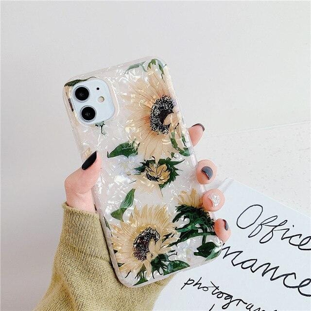 Sunflower Design iPhone Case