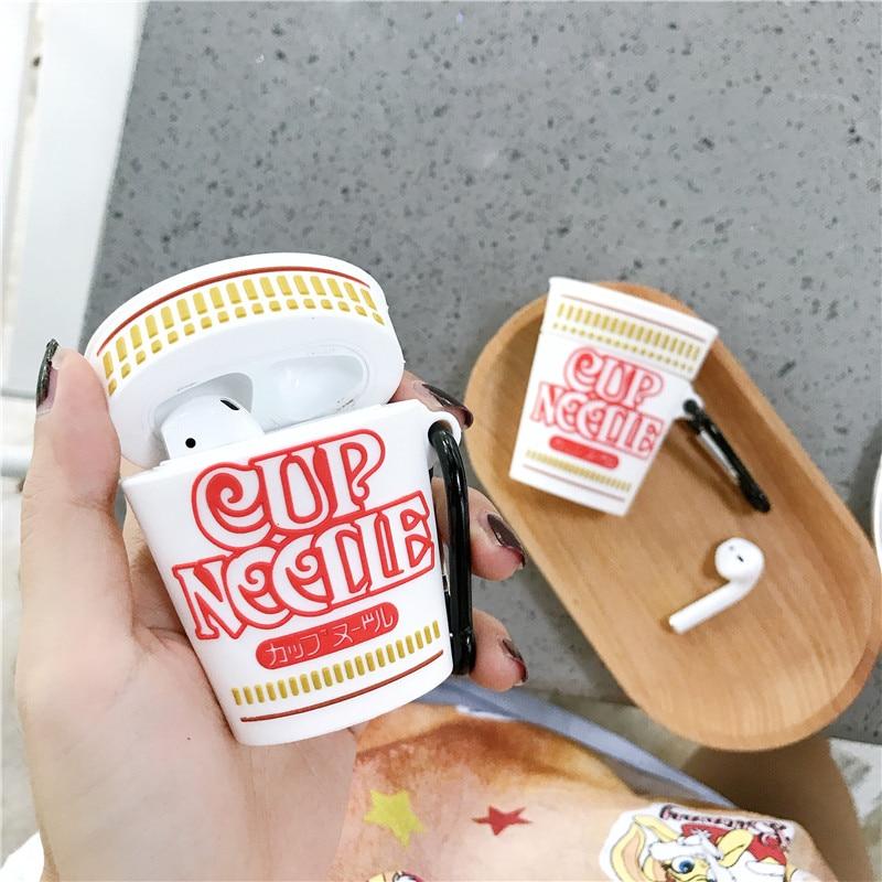 3D Cup Instant Noodles Airpods Case