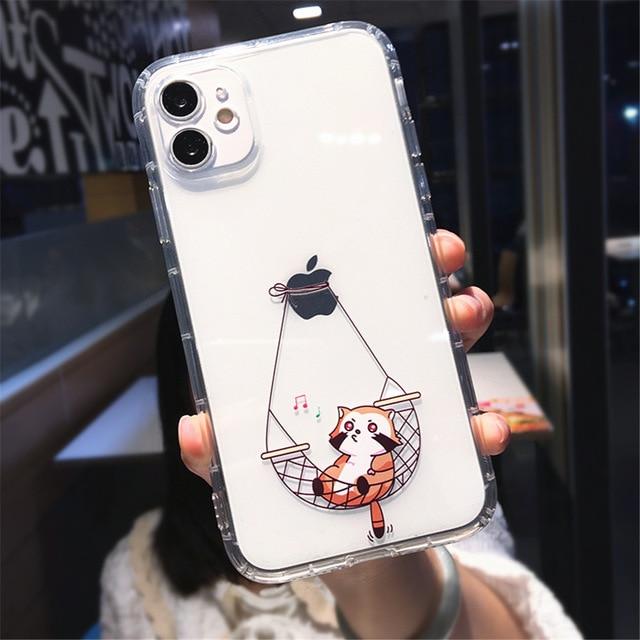 Cute Cat Painting iPhone Case