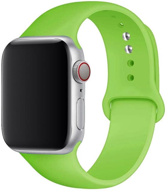 Silicone Strap Apple Watch Bands