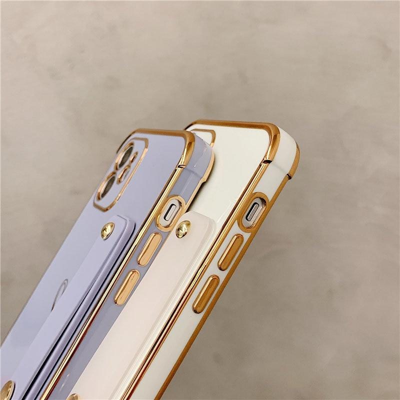 Wrist Strap Electroplated Bumper iPhone Case