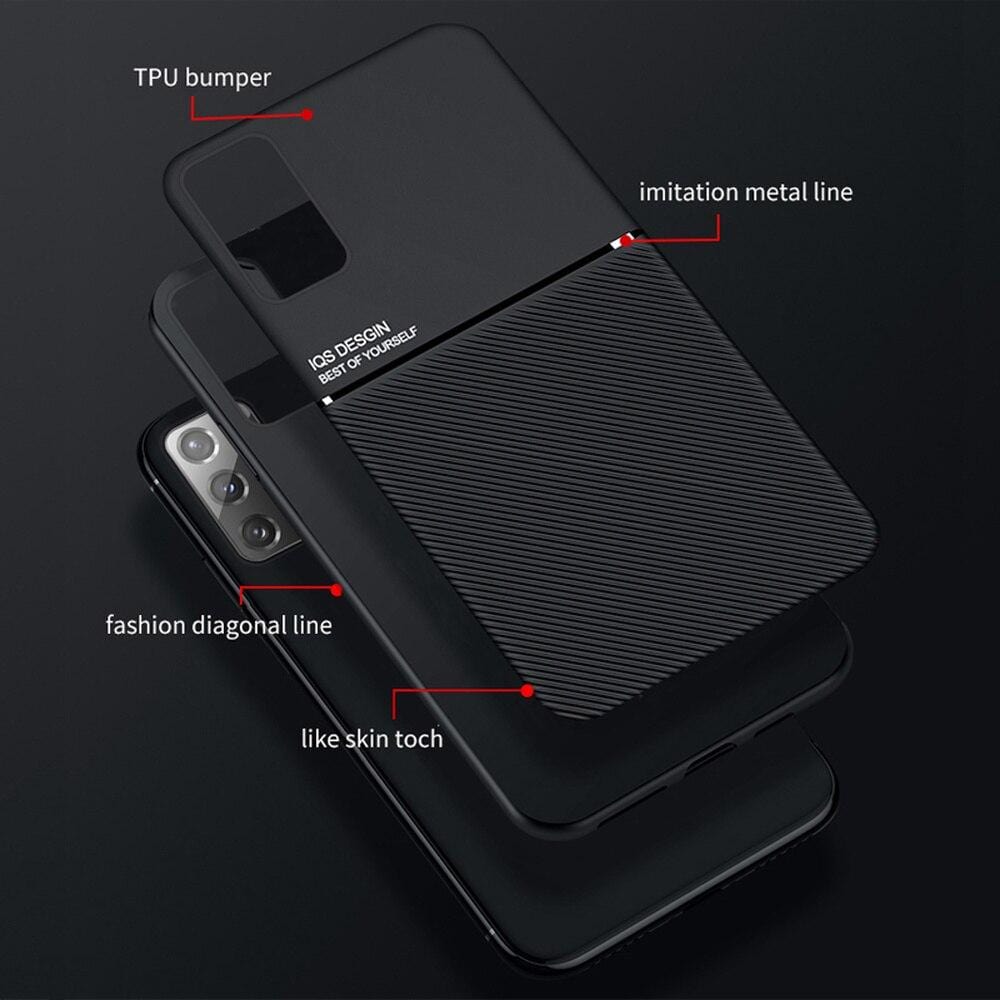 Leather Magnetic Shockproof Samsung Case