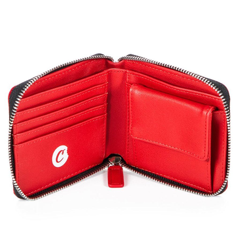 Luxe Zipper Wallet (Red)