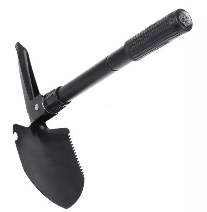 Shovel Mini Folding, Steel Saw , Pick, Compass