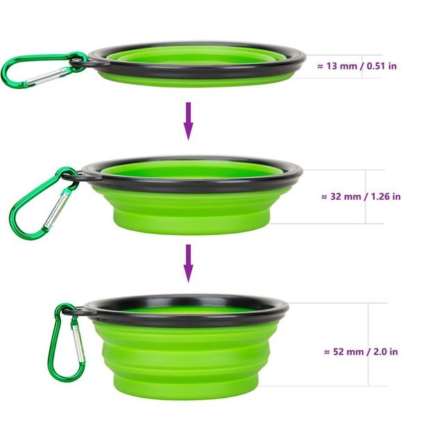 Collapsible Pet Bowl for Food & Water