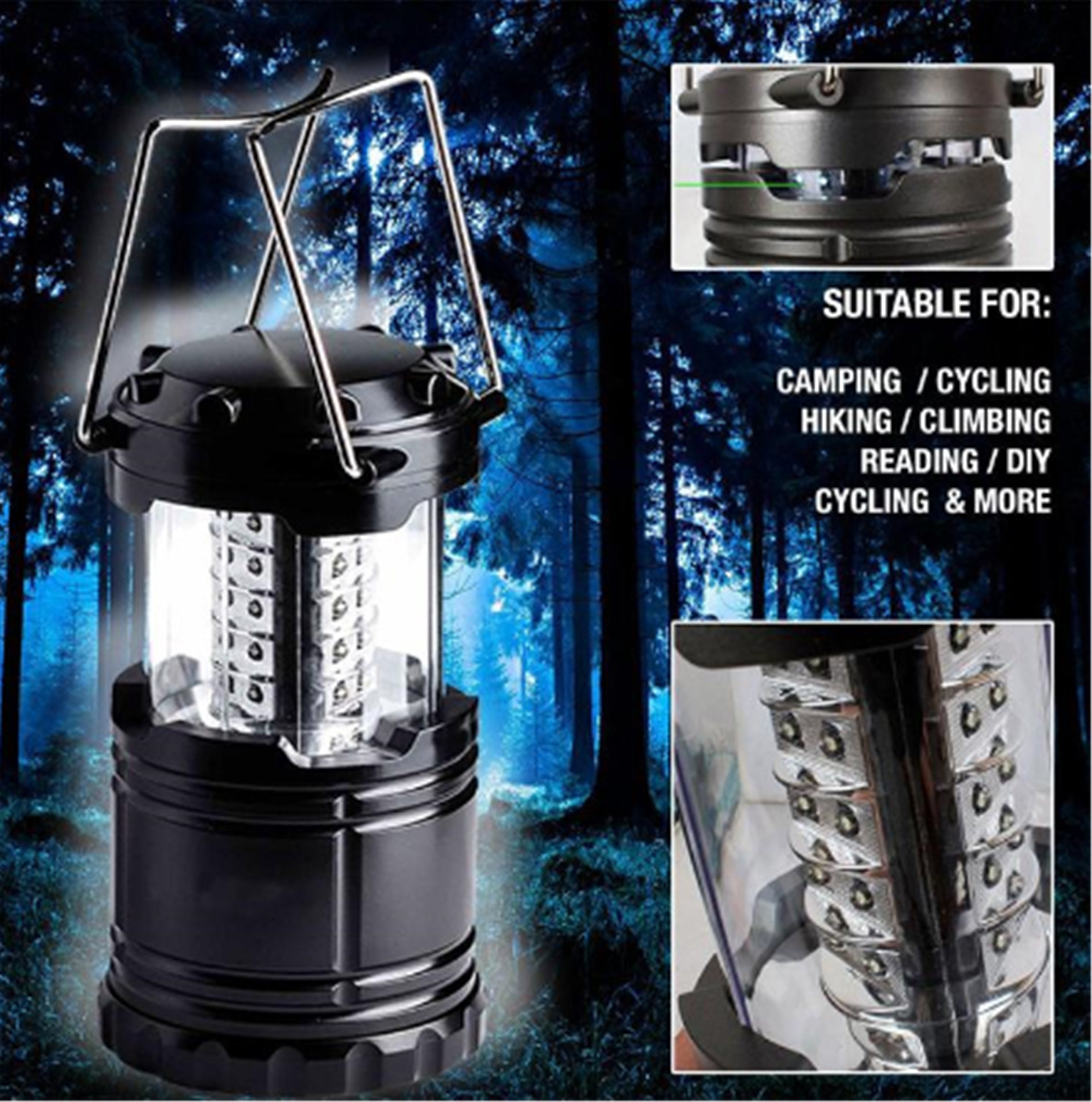 Collapsible 30 LED Lantern